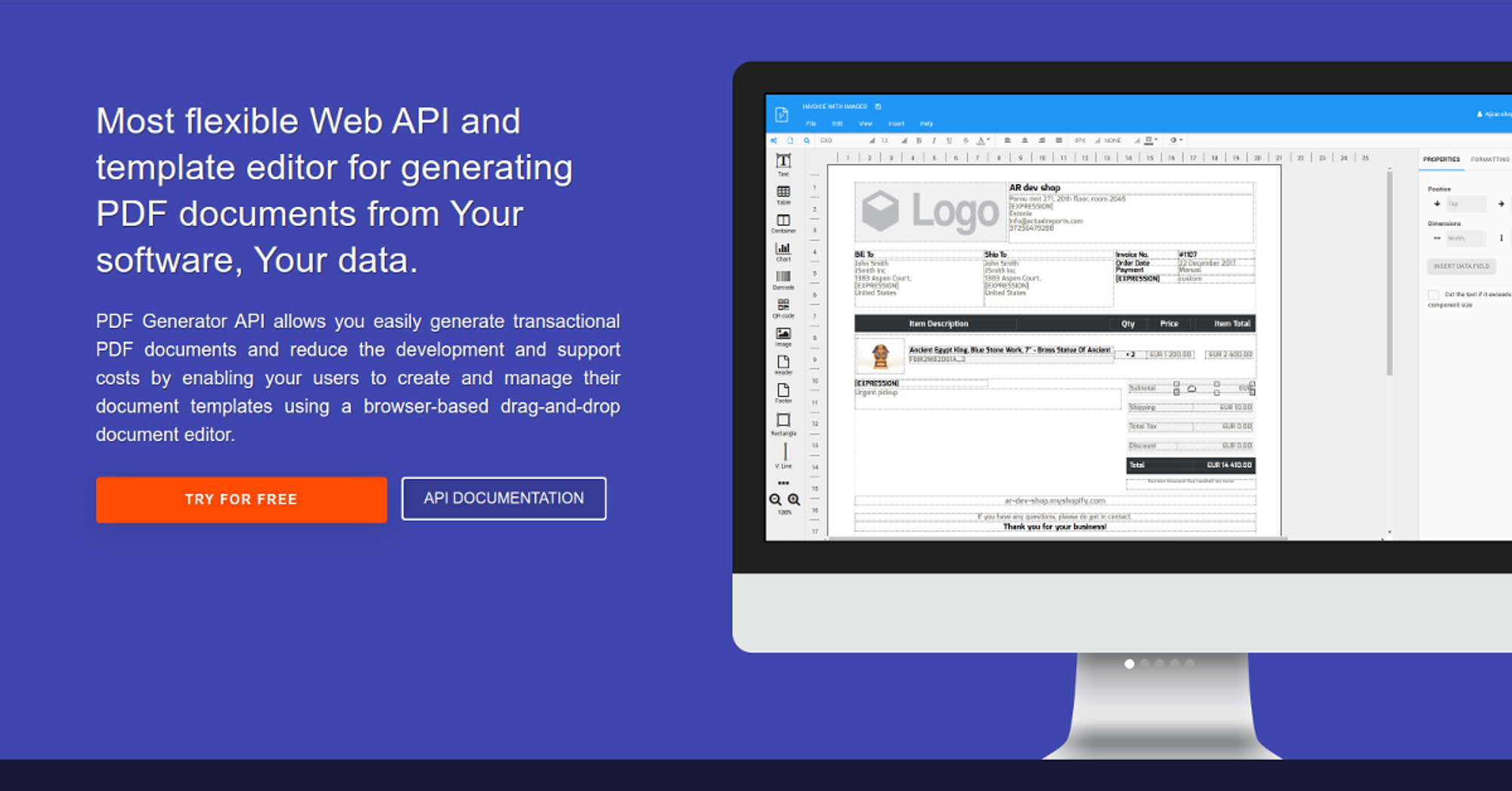 PDF Generator API | Automate PDF document creation