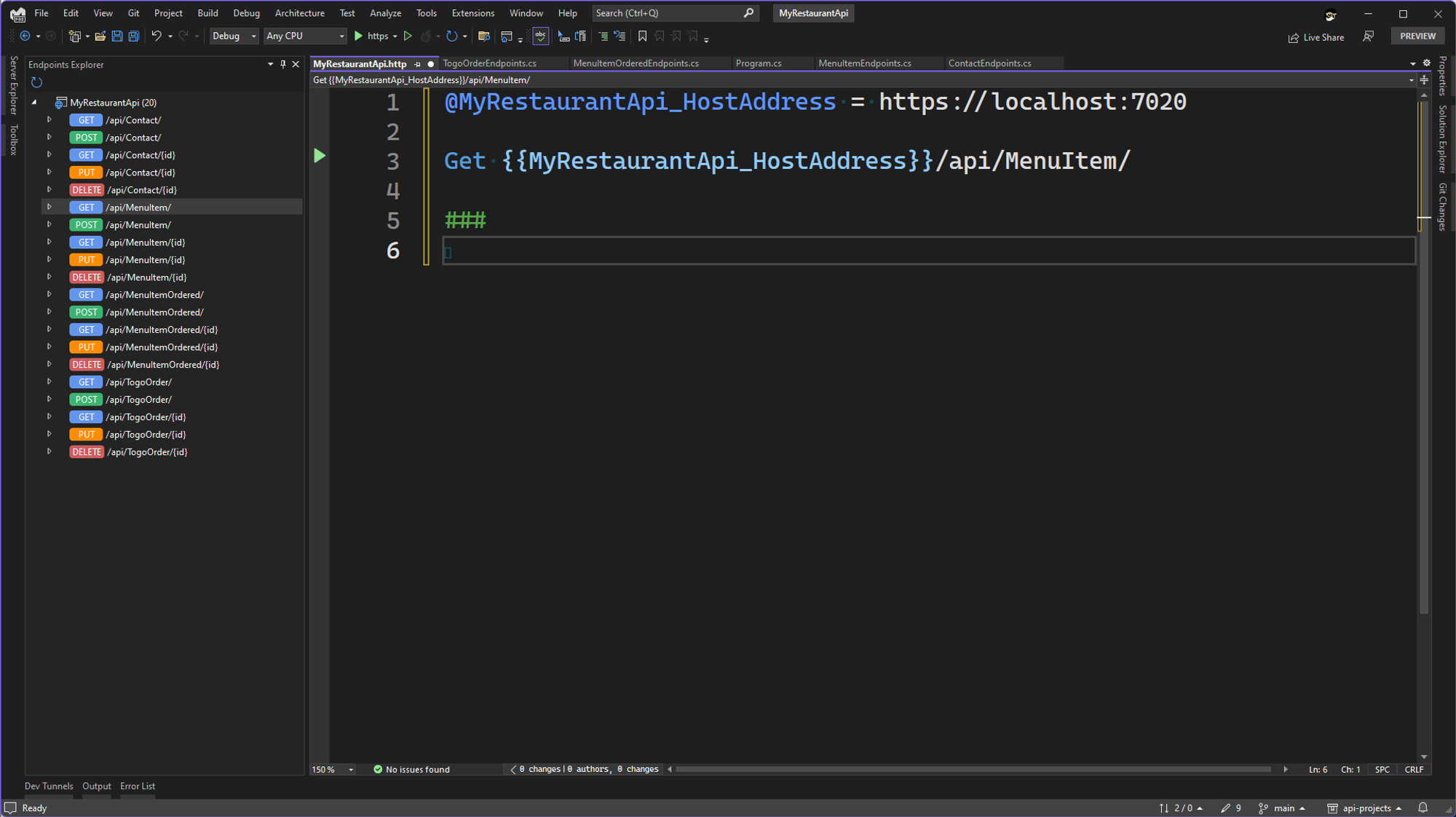 Web API development in Visual Studio 2022 - Visual Studio Blog