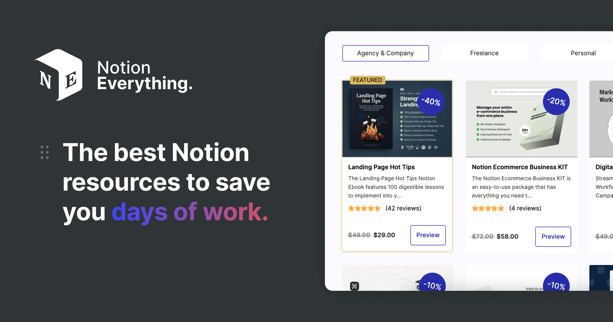 Notion Everything | Notion templates, tools & resources