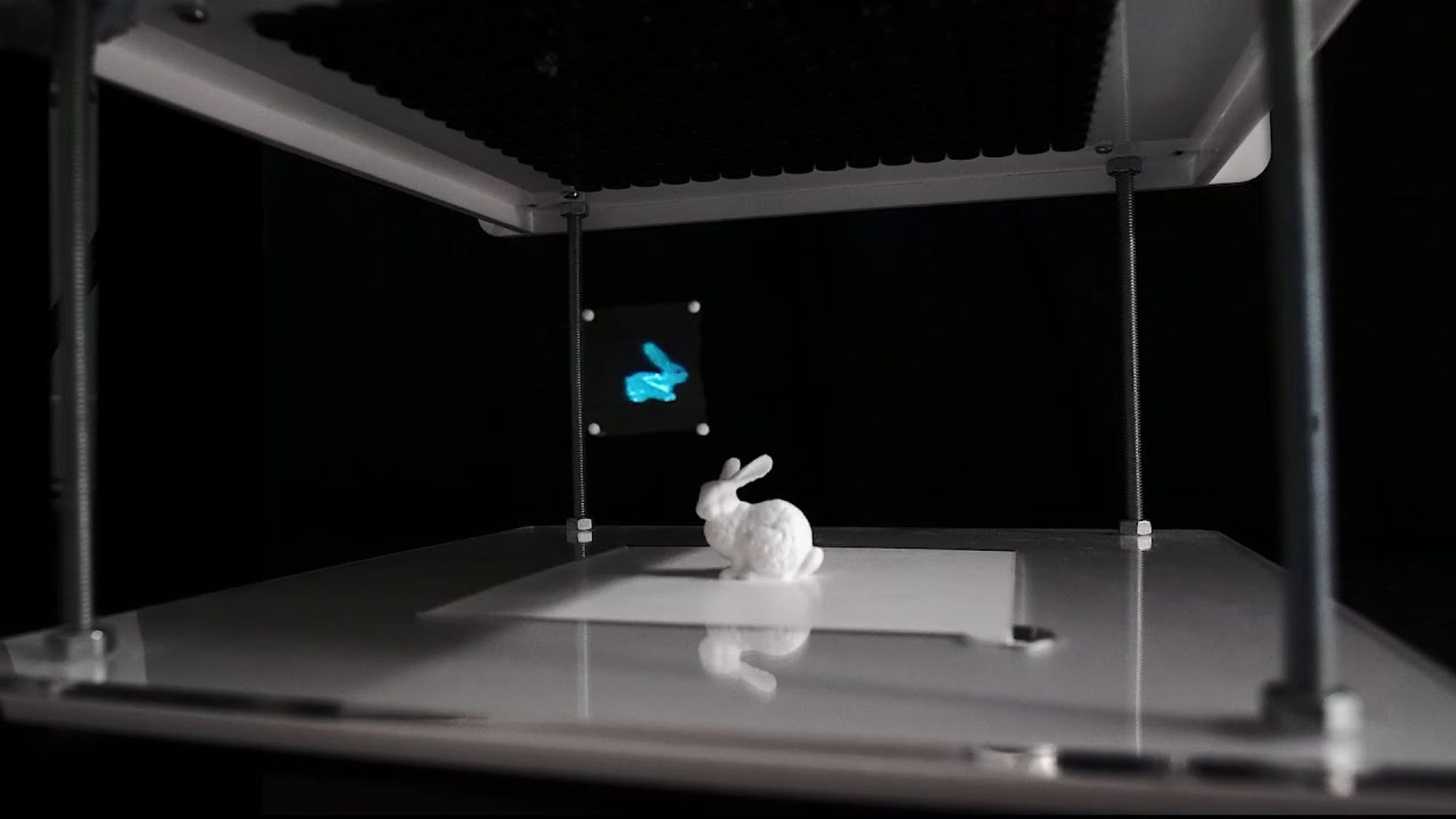 High-speed acoustic holography with arbitrary scattering objects. Levitation over obstacles! 1/3