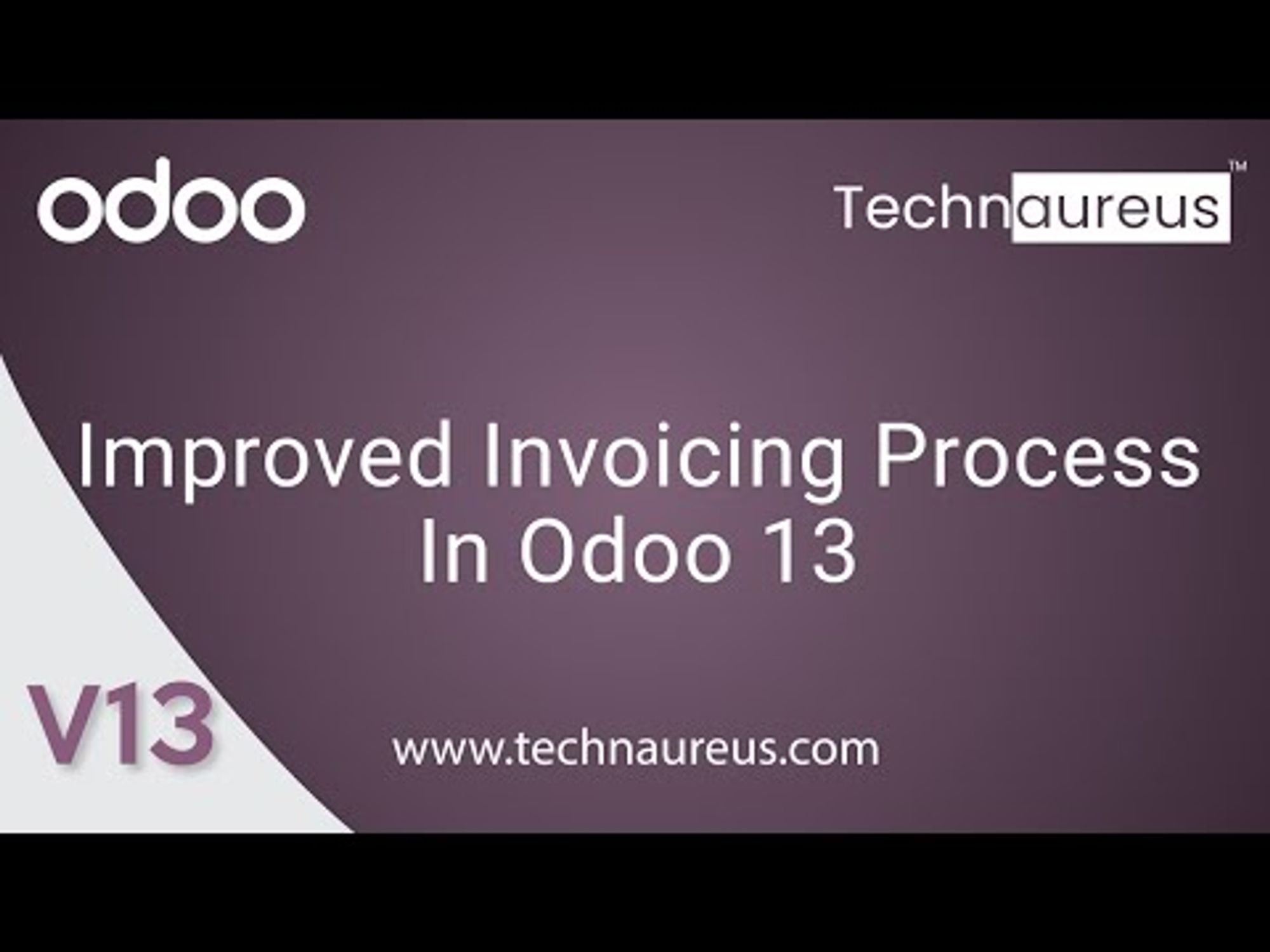 Improved Invoicing Process In Odoo 13 | Odoo Features