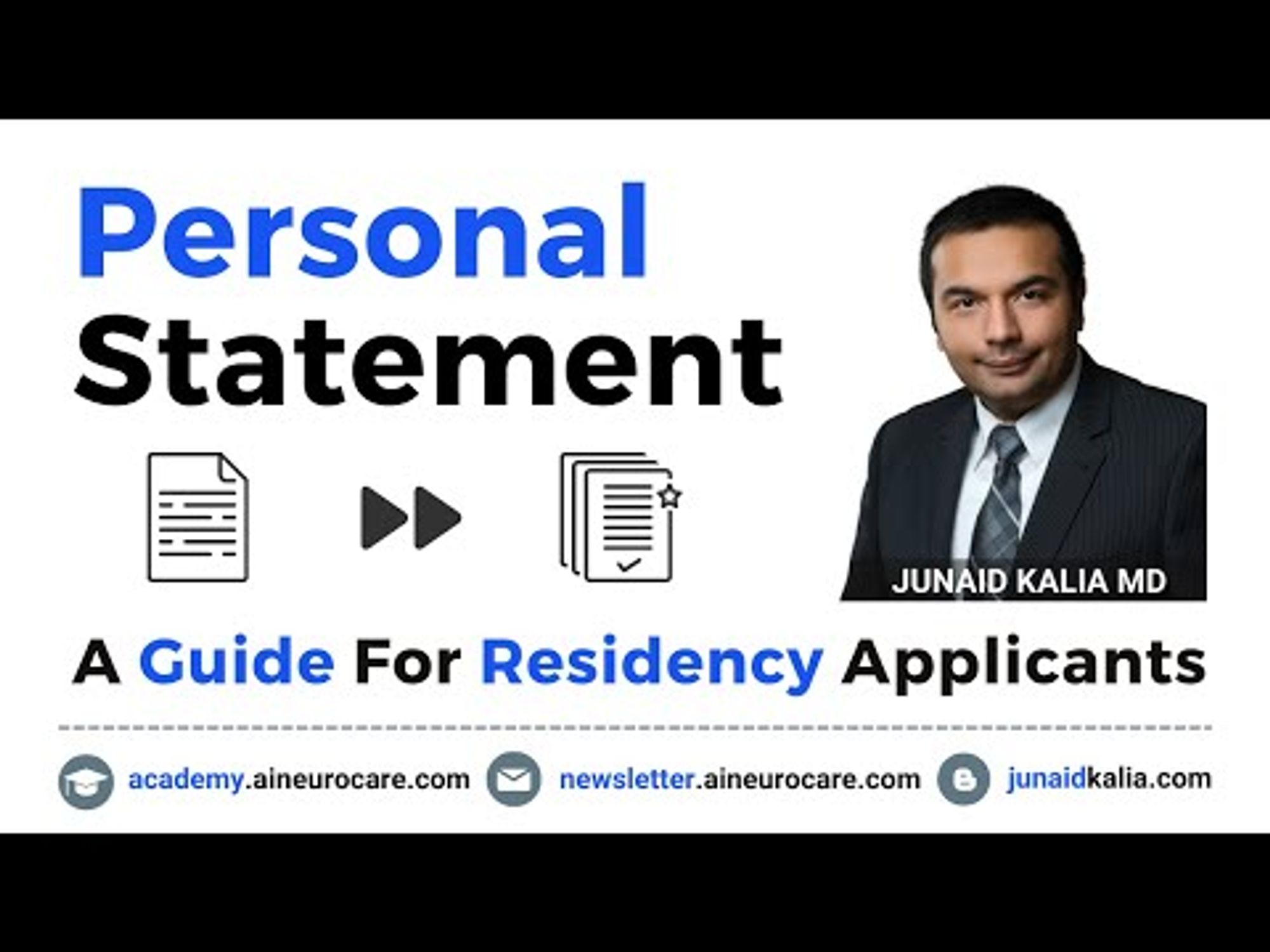 Personal Statement for Residency Applicants | AINeuroCare Academy