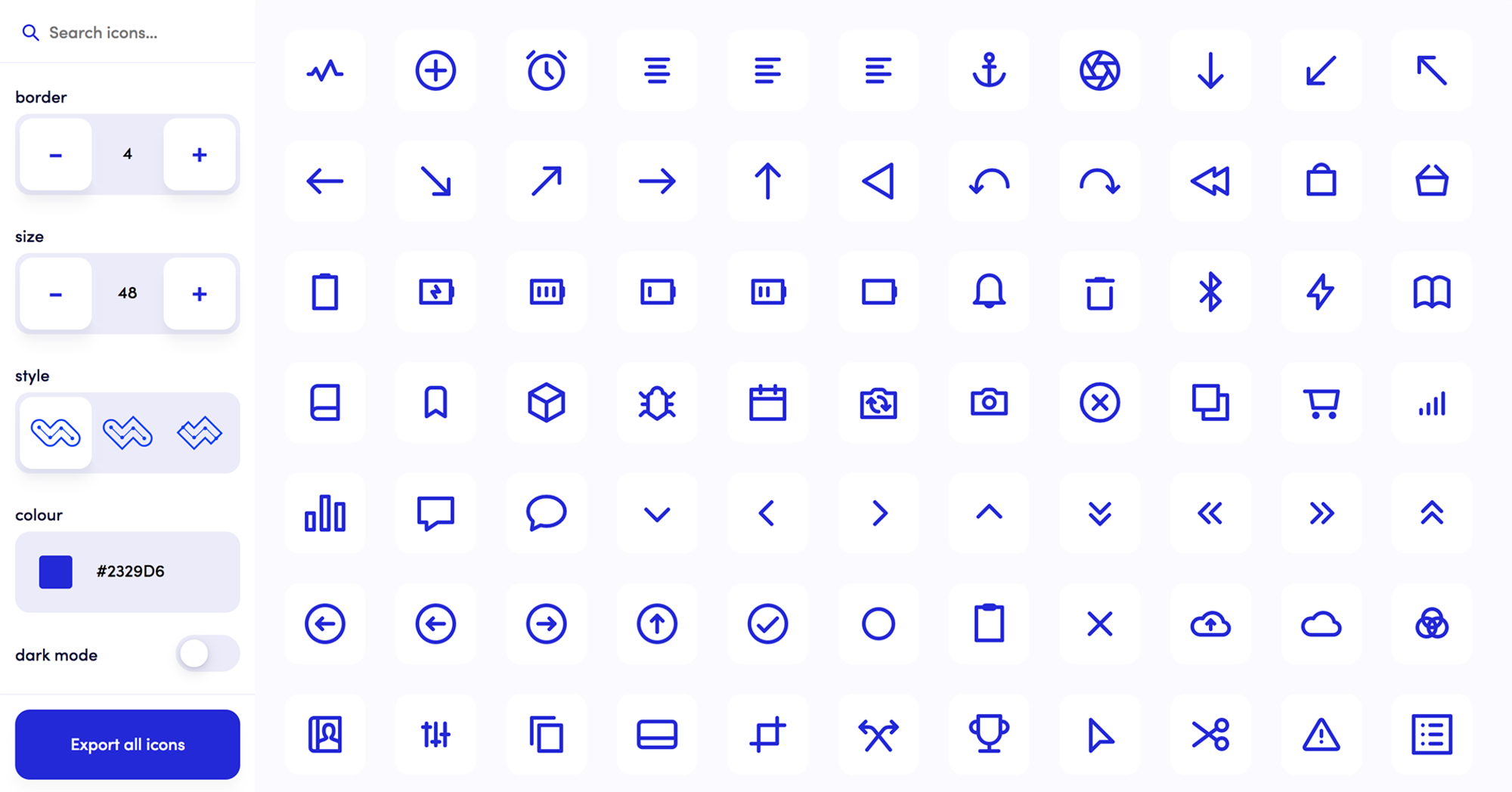 Ikonate - fully customisable & accessible vector icons