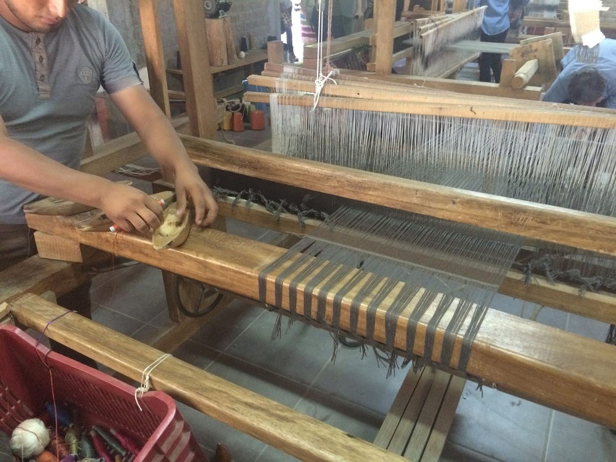 The loom I played around with in Ica.