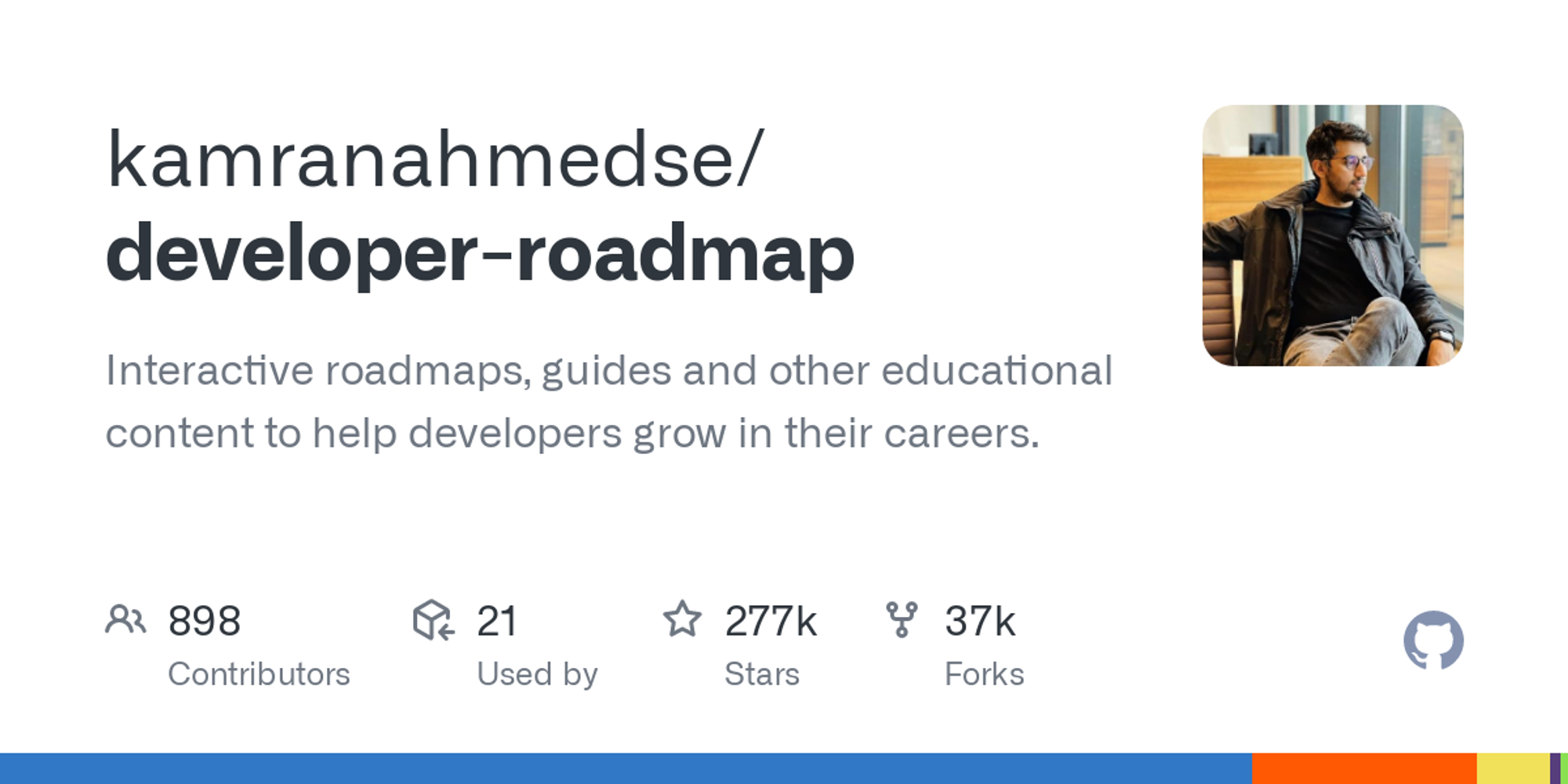 GitHub - kamranahmedse/developer-roadmap: Roadmap to becoming a developer in 2022