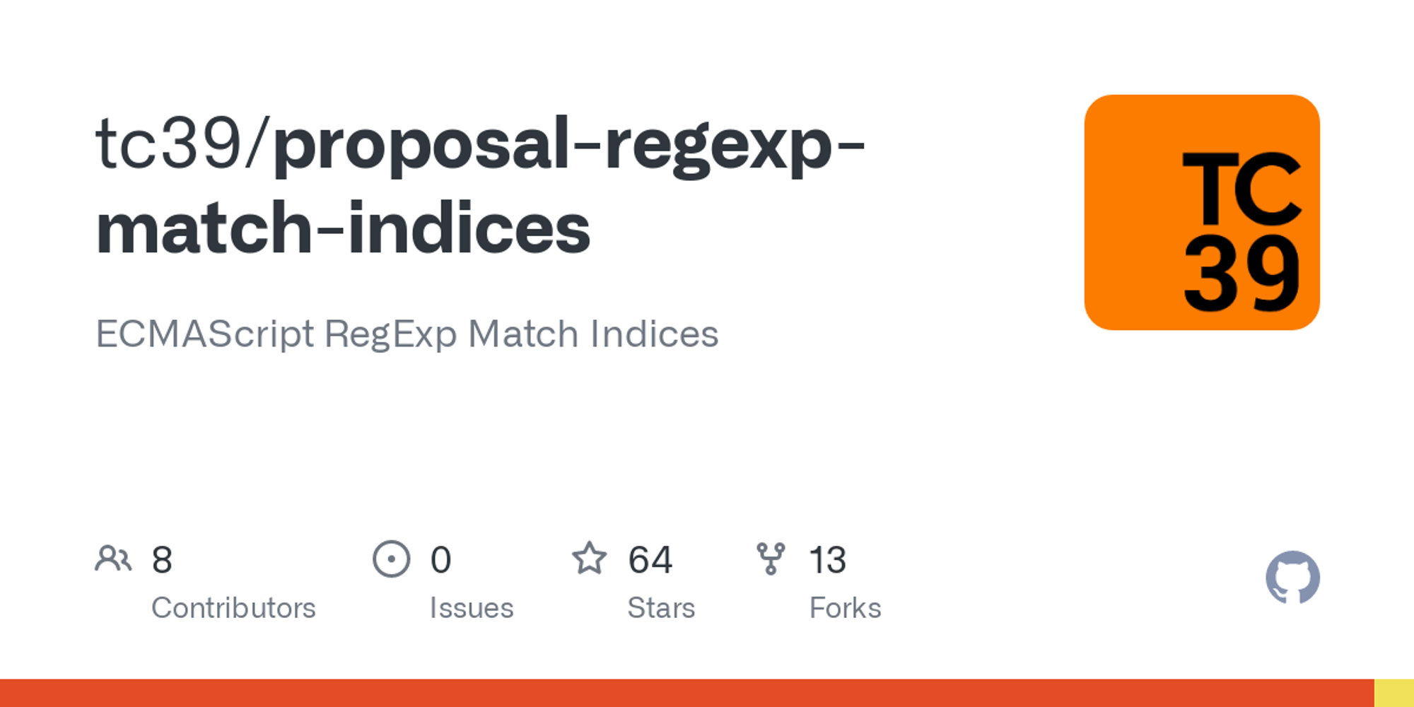 GitHub - tc39/proposal-regexp-match-indices: ECMAScript RegExp Match Indices