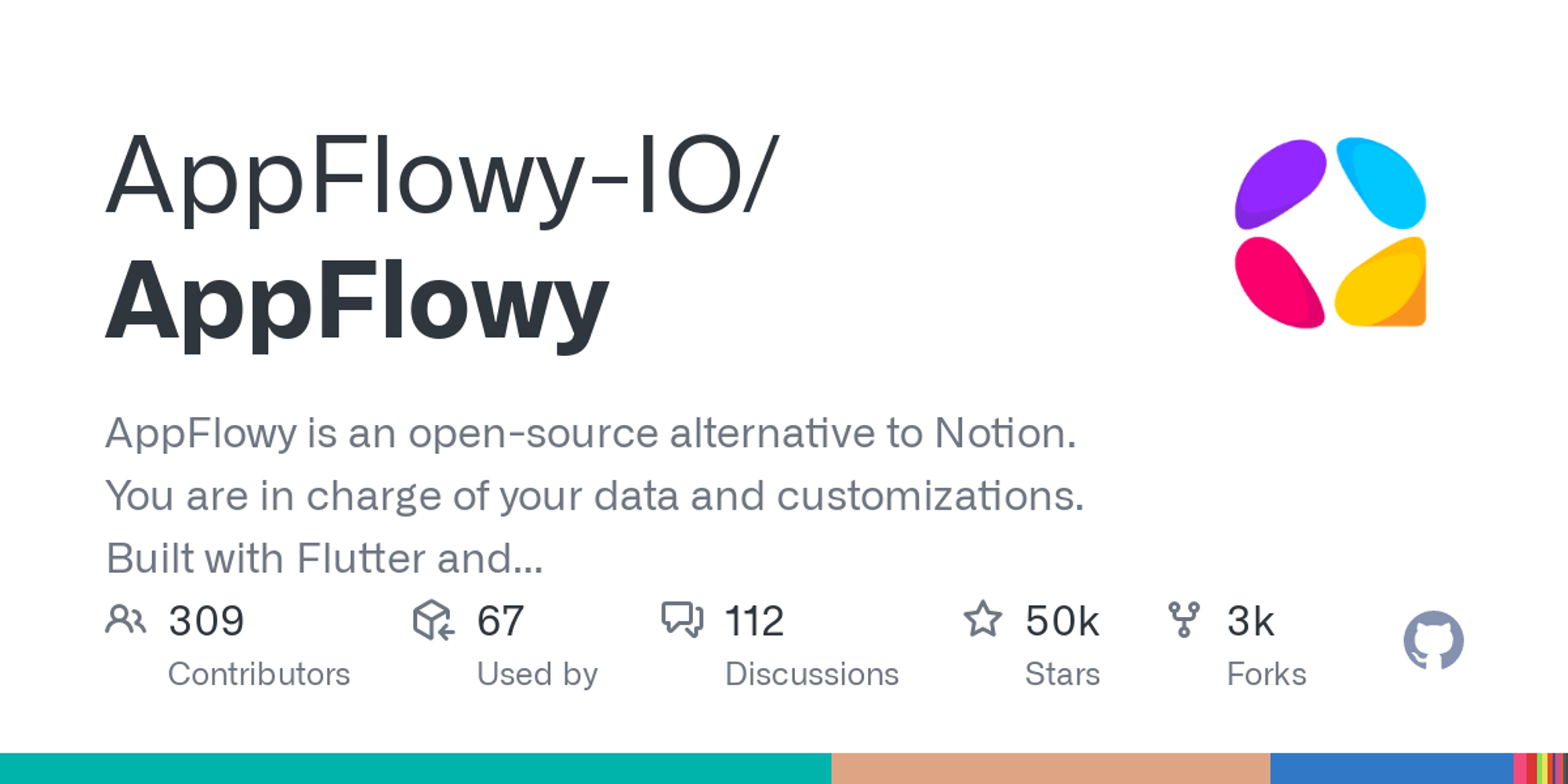 GitHub - AppFlowy-IO/AppFlowy: AppFlowy is an open-source alternative to Notion. You are in charge of your data and customizations. Built with Flutter and Rust.