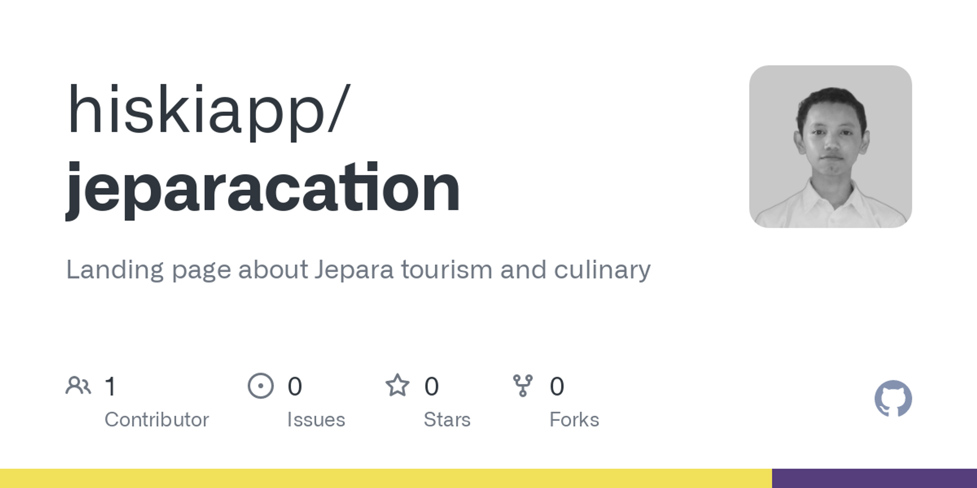 GitHub - hiskiapp/jeparacation: Landing page about Jepara tourism and culinary