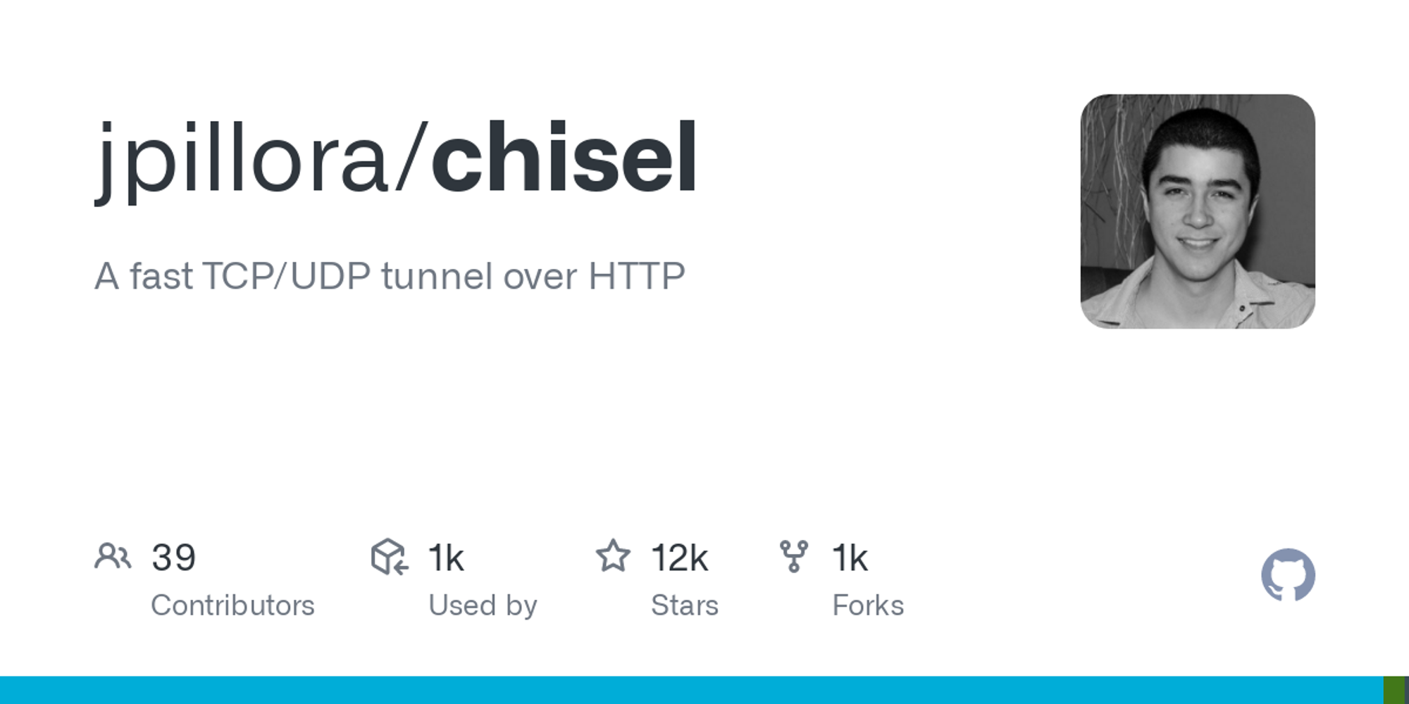 GitHub - jpillora/chisel: A fast TCP/UDP tunnel over HTTP