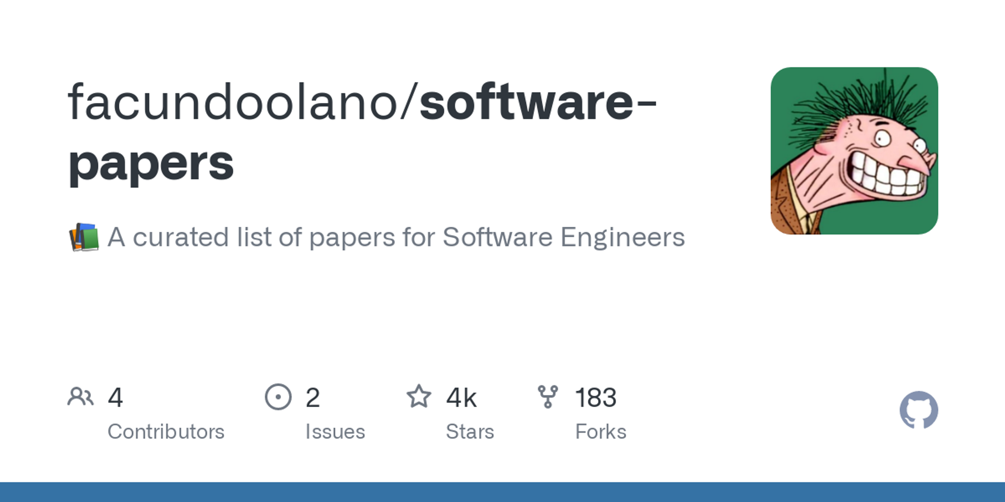 GitHub - facundoolano/software-papers: 📚 A curated list of papers for Software Engineers