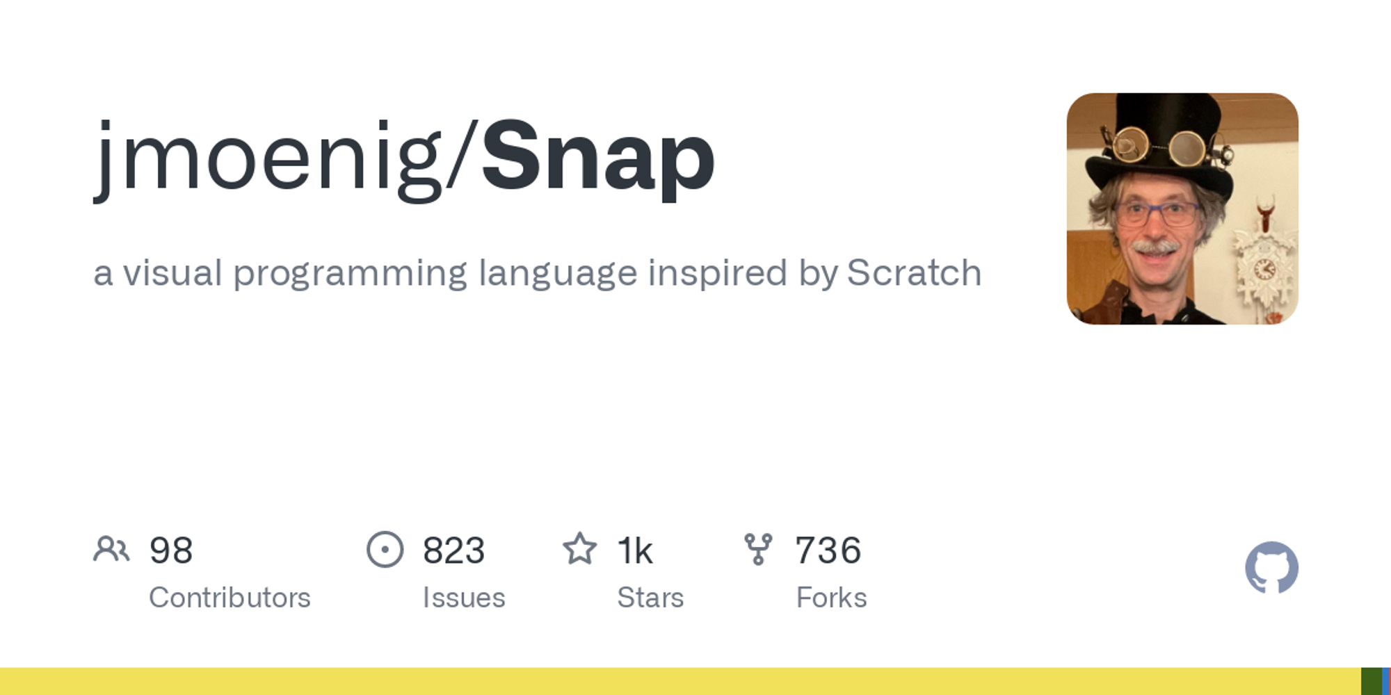 GitHub - jmoenig/Snap: a visual programming language inspired by Scratch