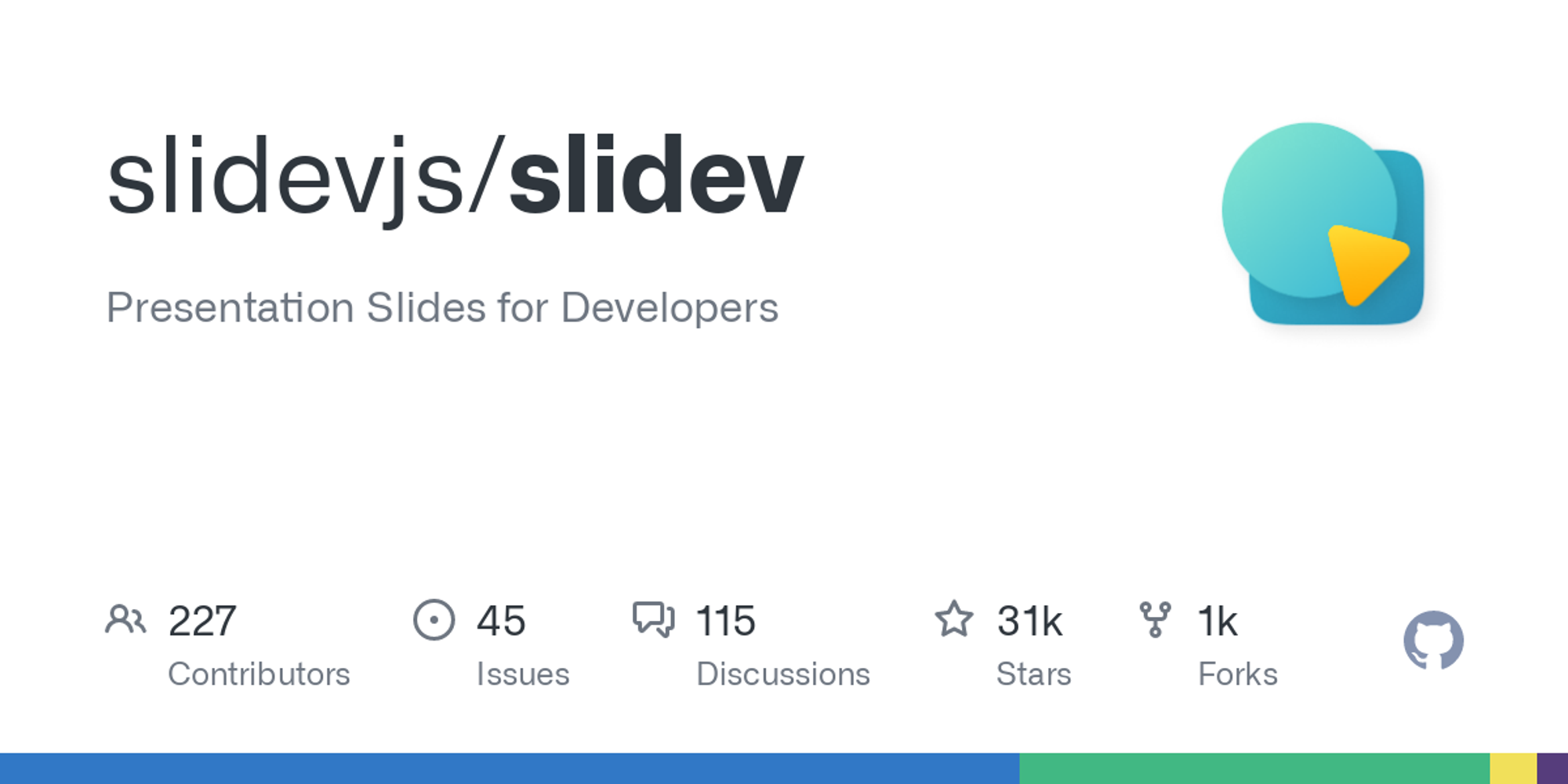 GitHub - slidevjs/slidev: Presentation Slides for Developers