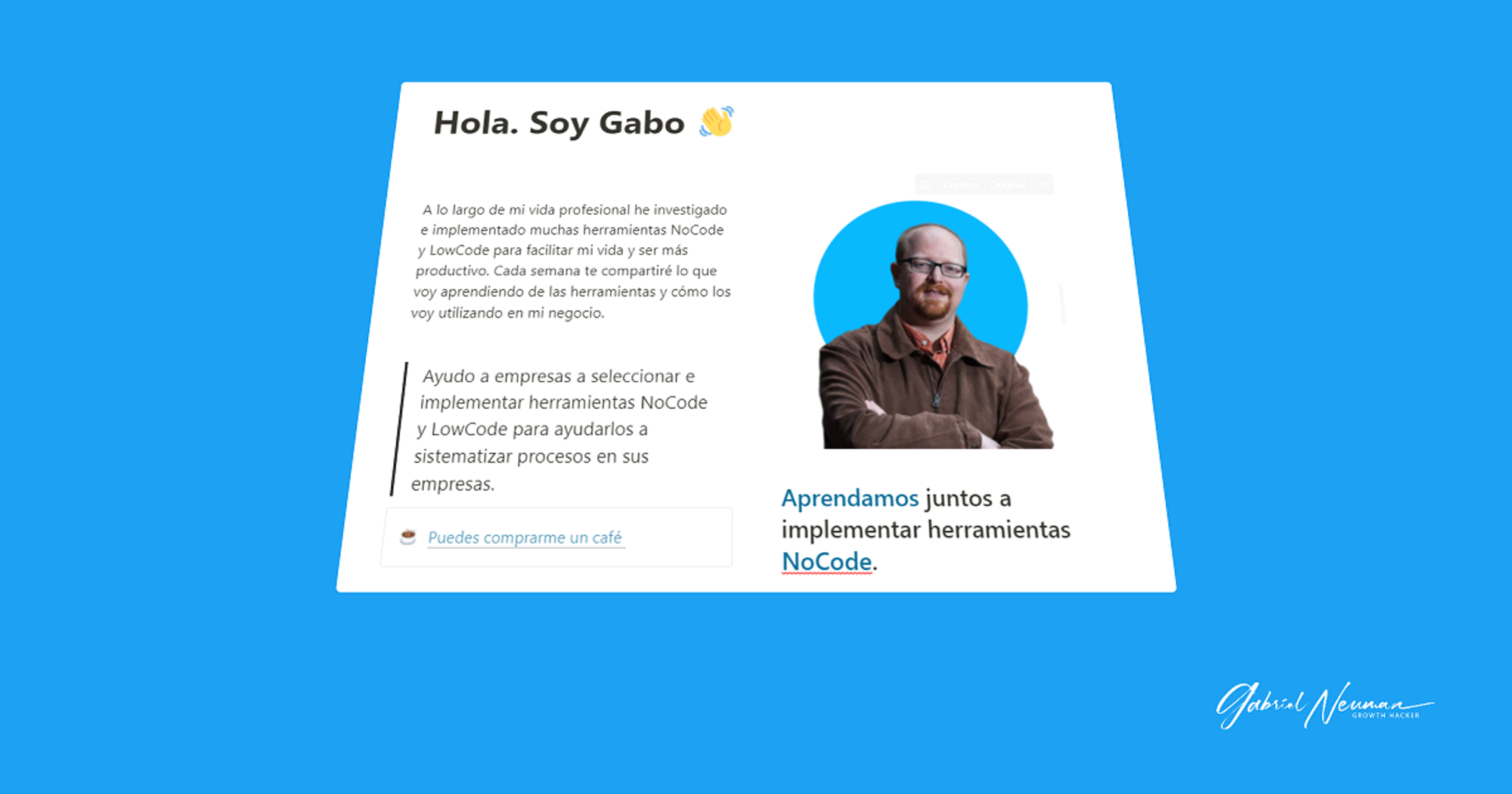 NoCode Gabo