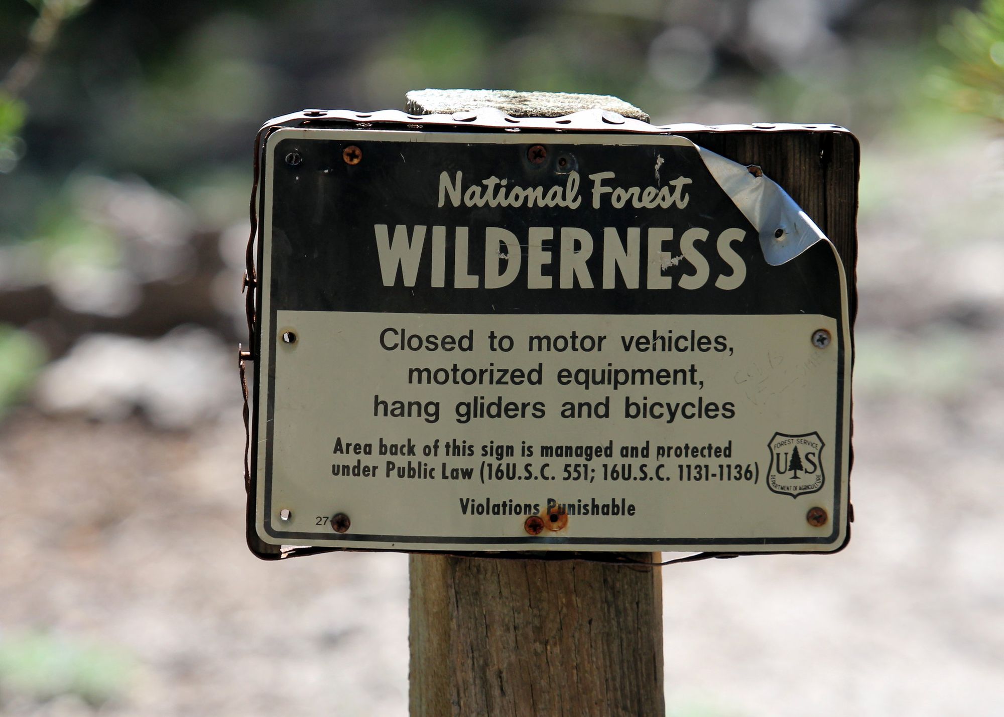 Wilderness Areas (In Your State)