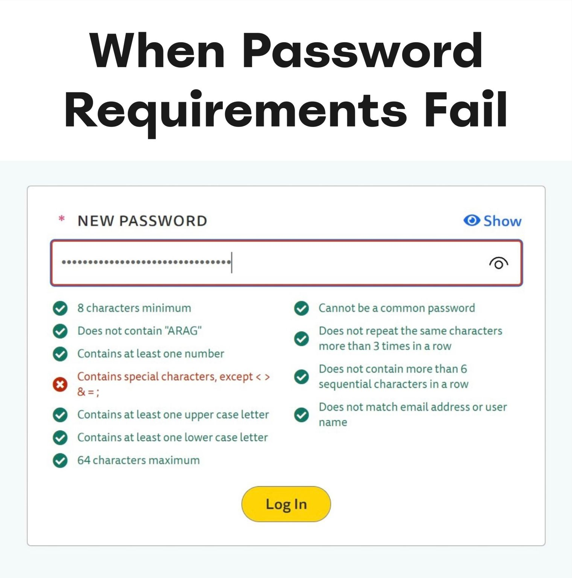 Designing Better Password Requirements UX by Vitaly Friedman
