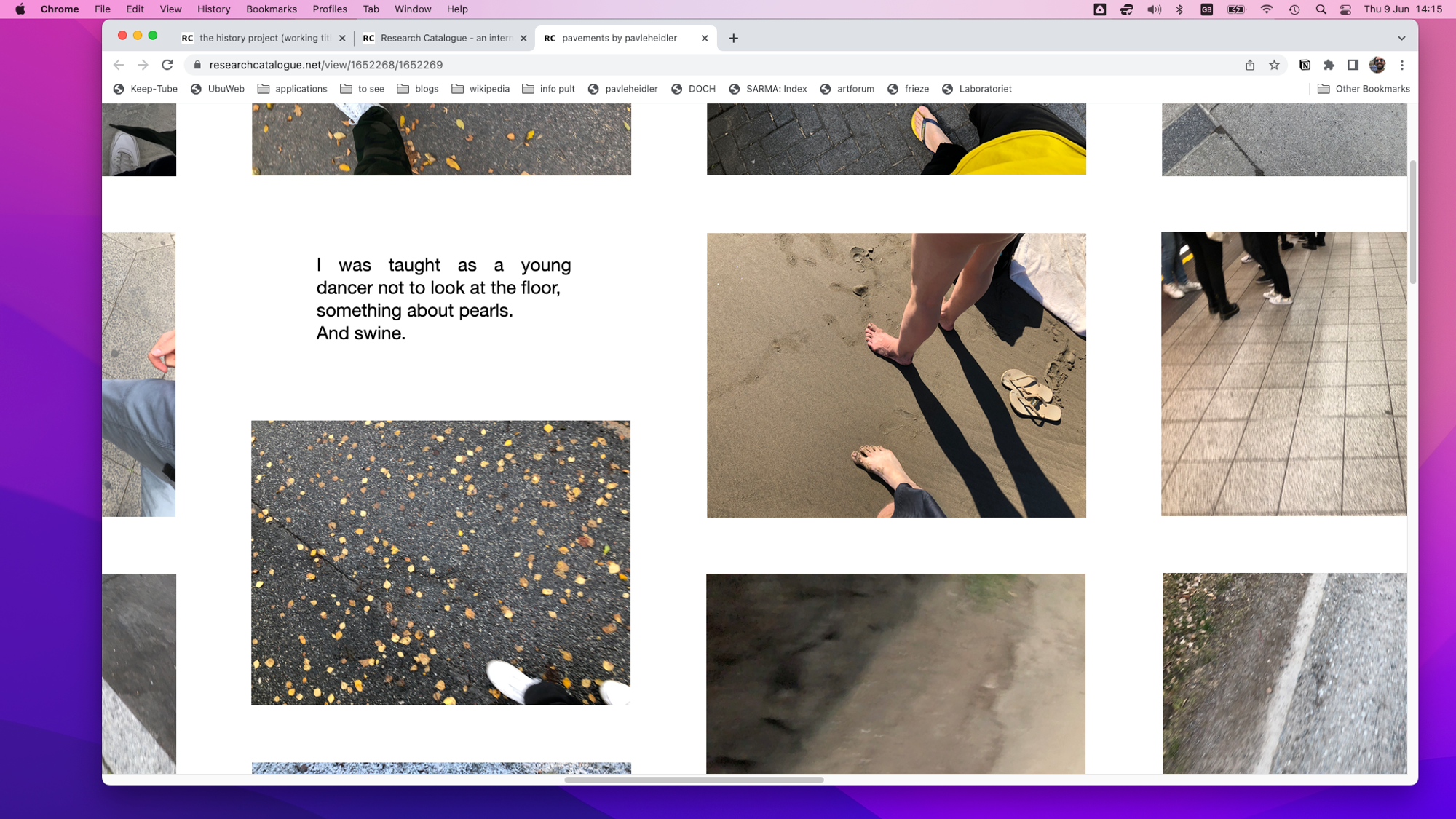 screenshot, pavements © 2020 pavleheidler [visual poem]