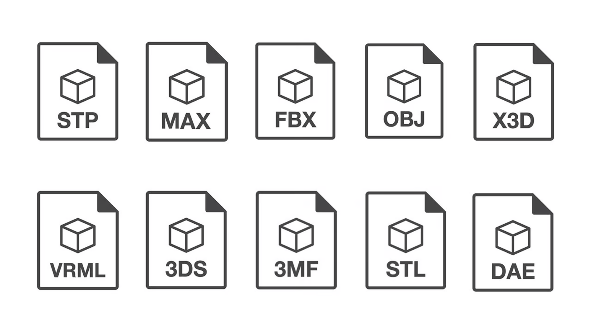 各种 3D 文件格式