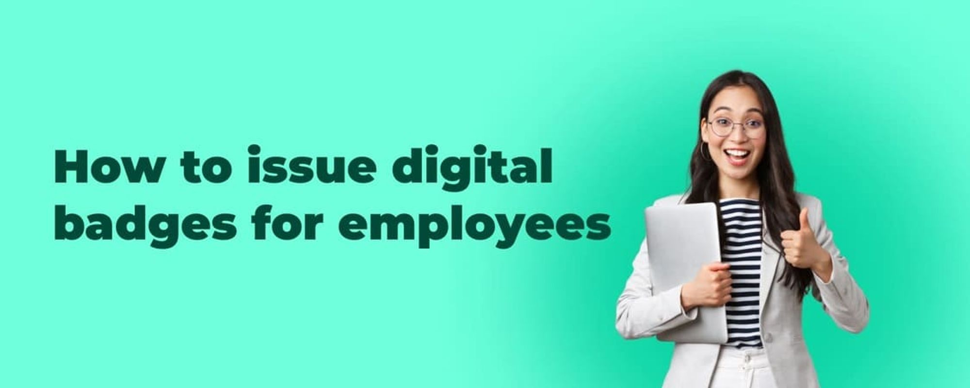 How to issue digital badges for employees