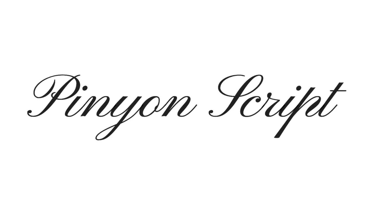 Pinyon Script Font