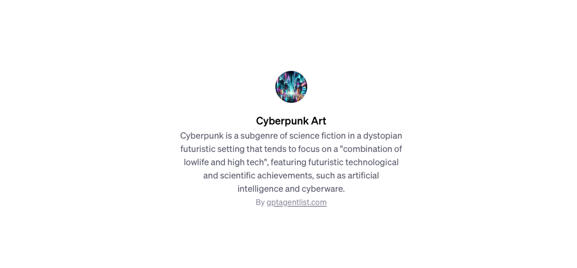Cyberpunk Art