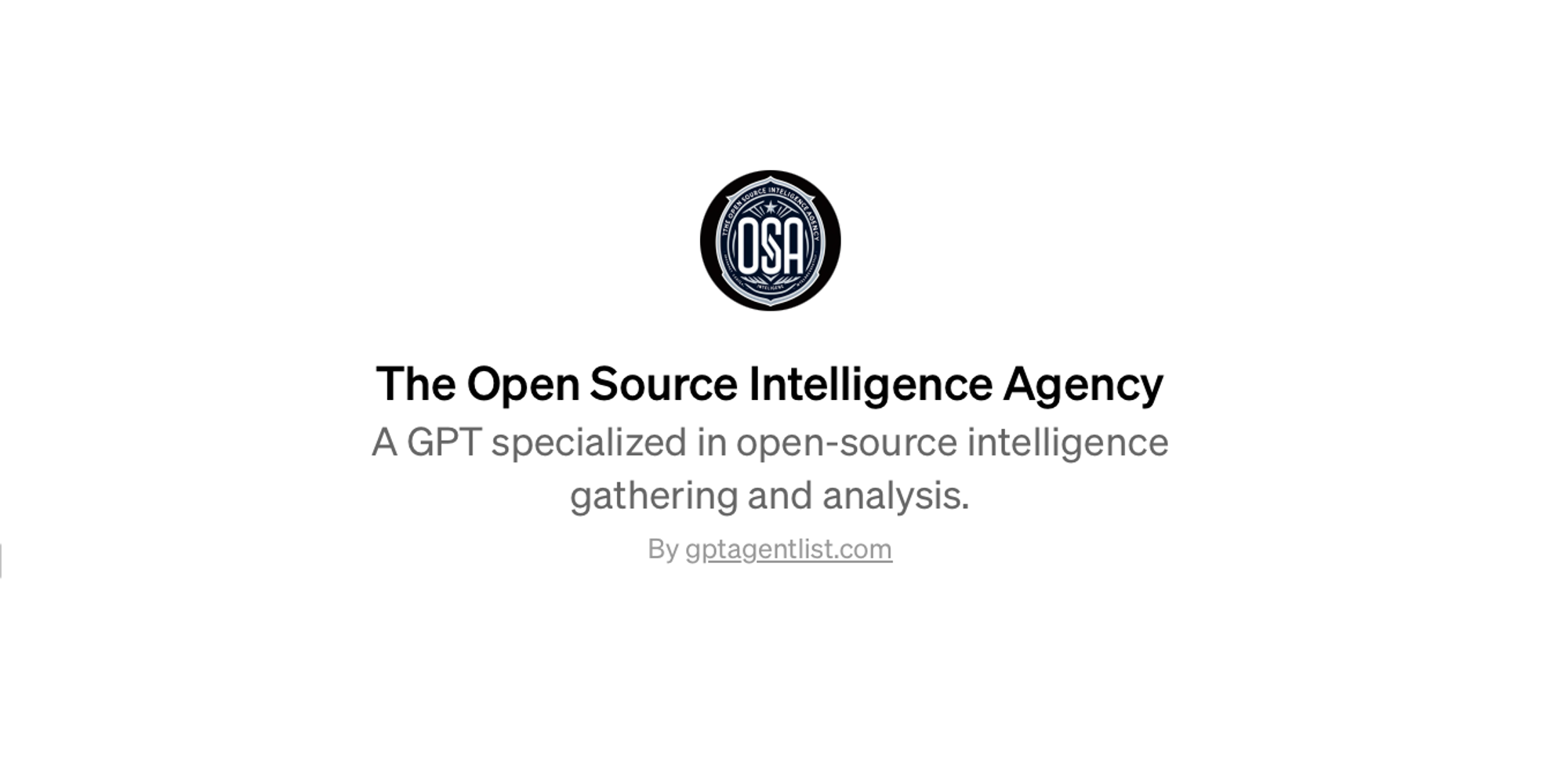 Personal Intelligence Agency