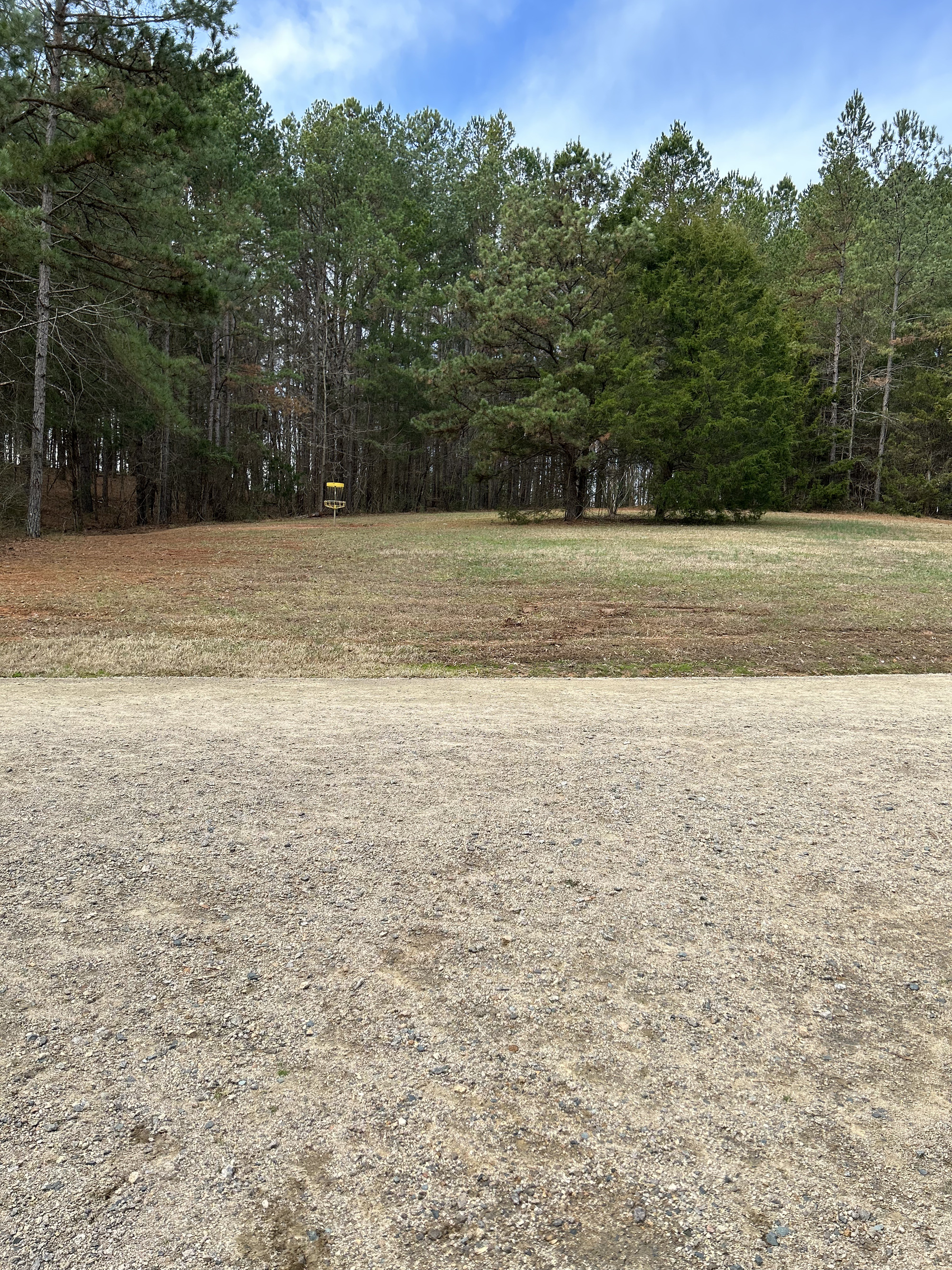 Part of the disc golf course, but also a nice field in general.