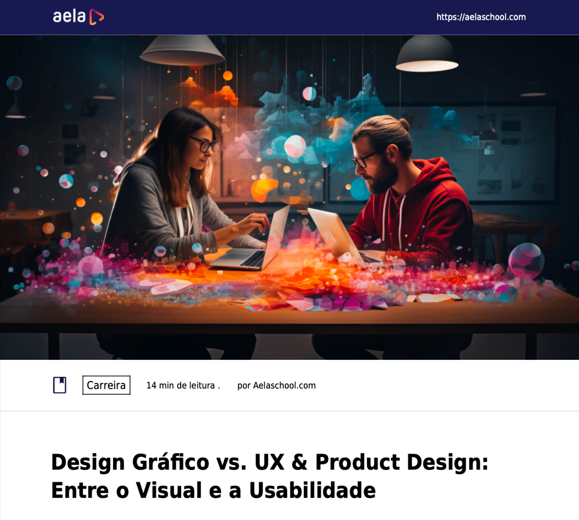 Design Gráfico vs. UX & Product Design - Entre o Visual e a Usabilidade