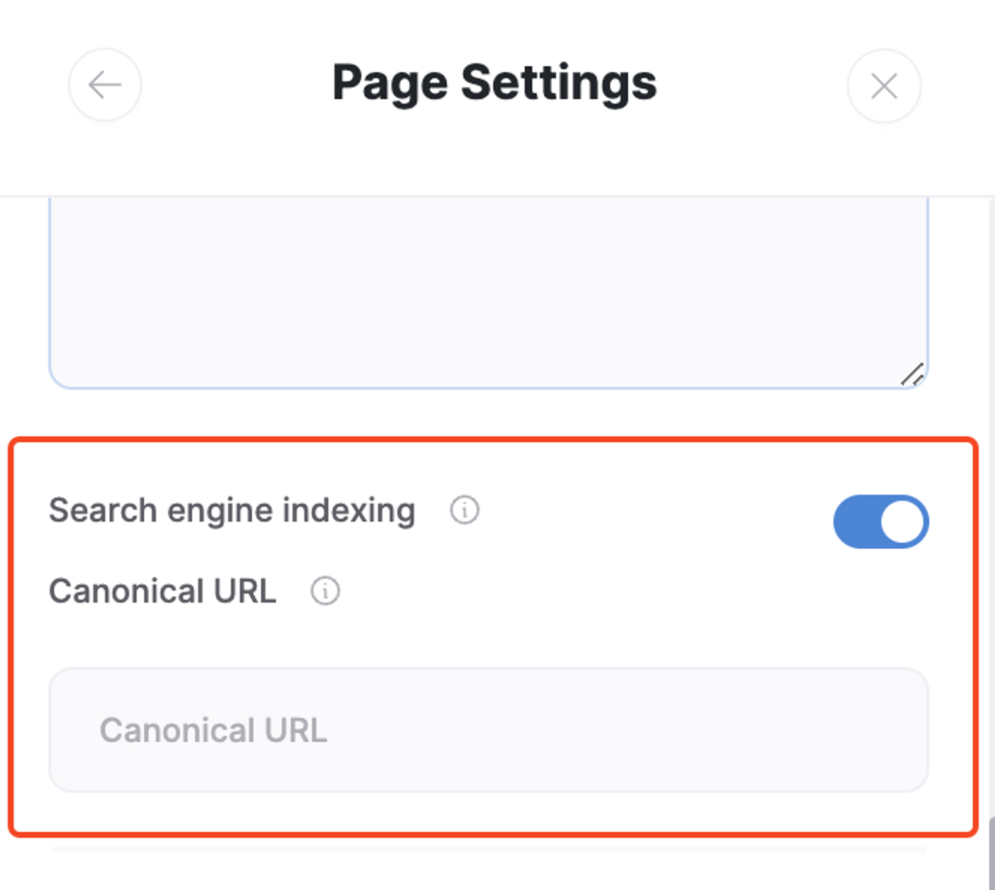 Indexing and Canonical URL