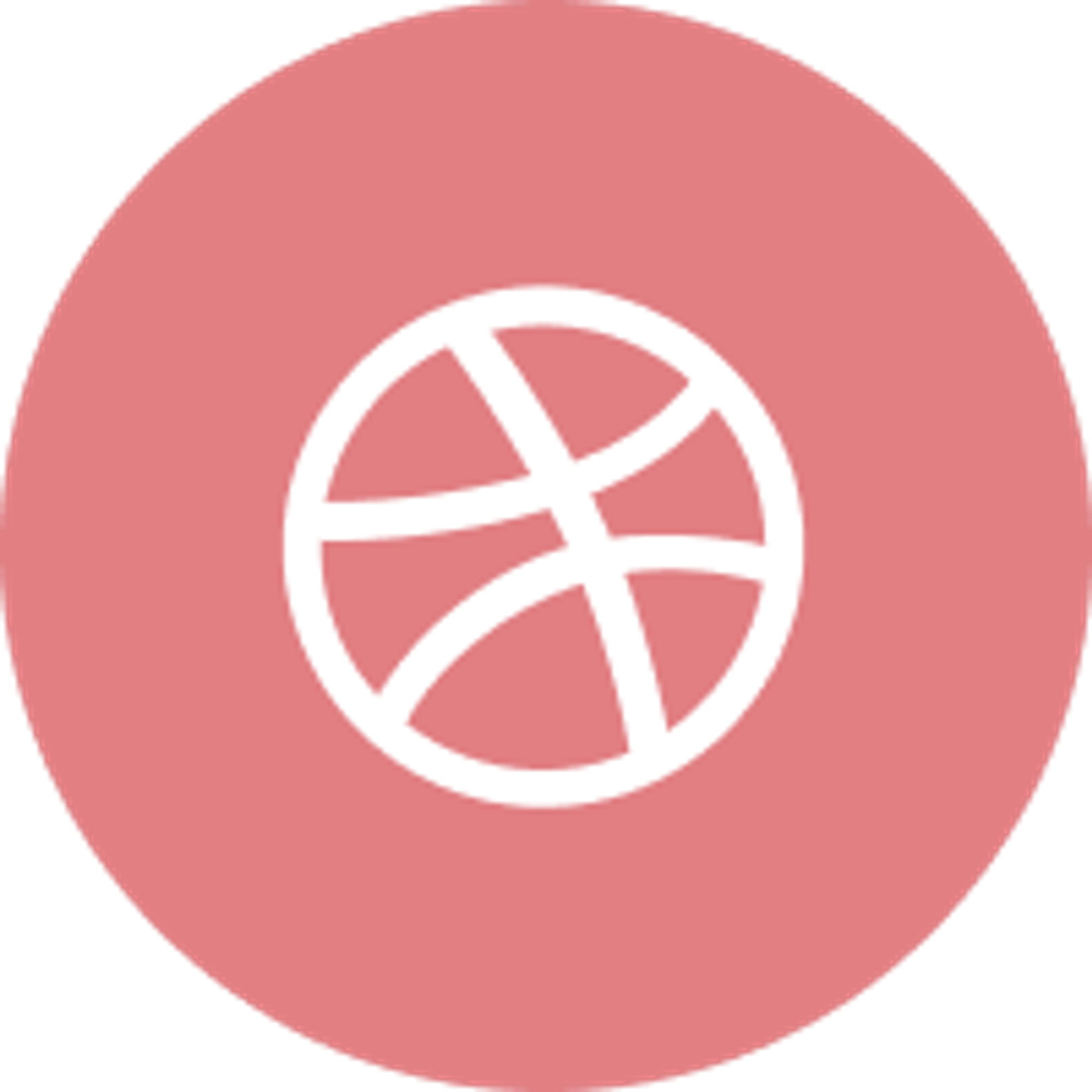 Dribbble logo icon