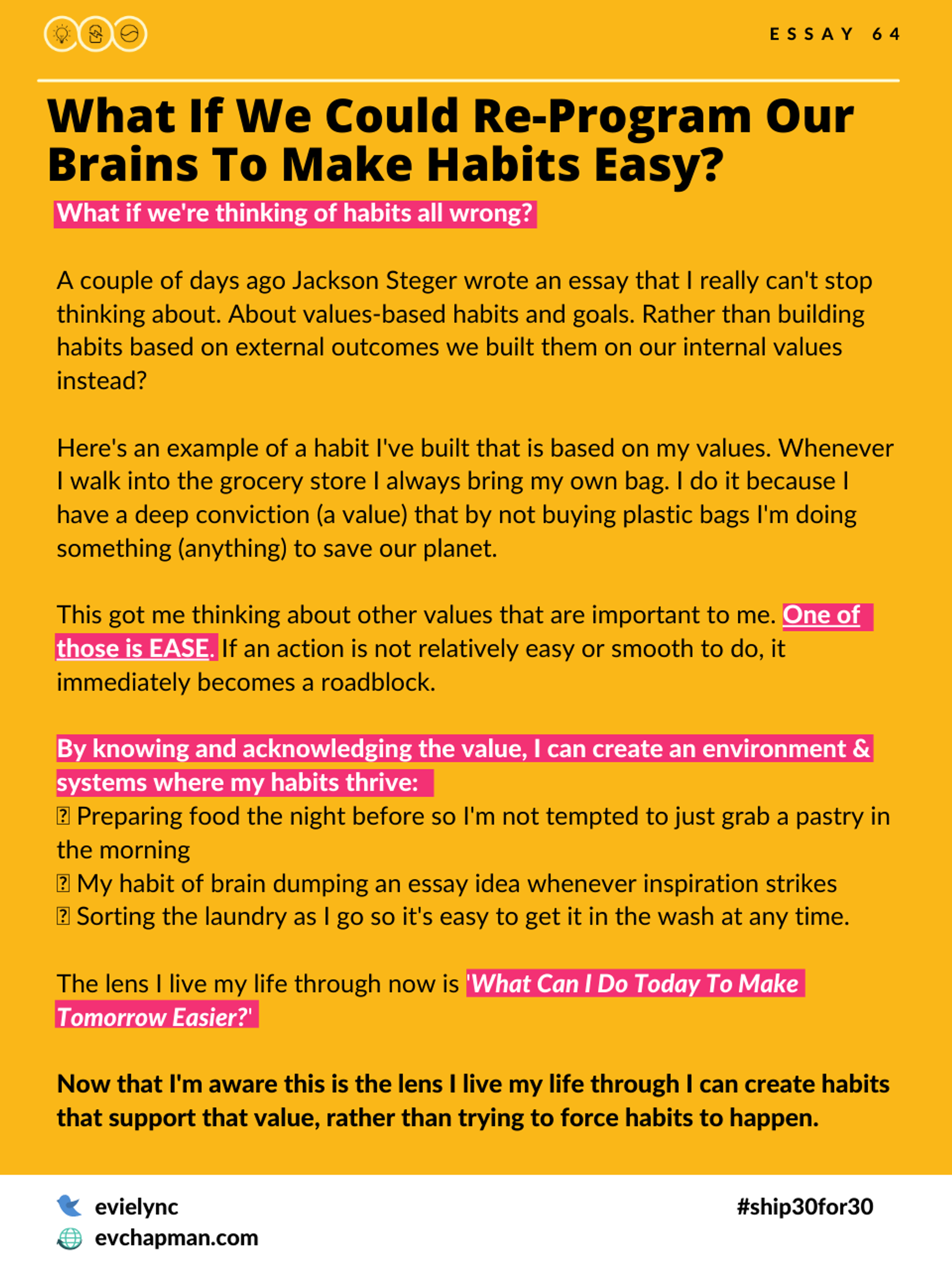 What If We Could Re-Program Our Brains To Make Habits Easy?