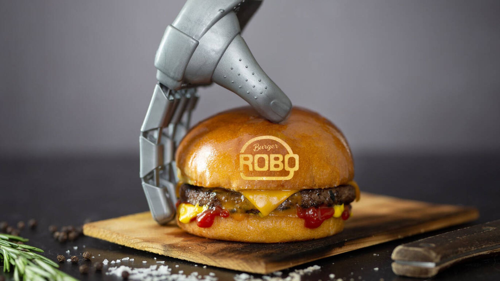 The first robot burger chef in the world is slinging meat near NYC