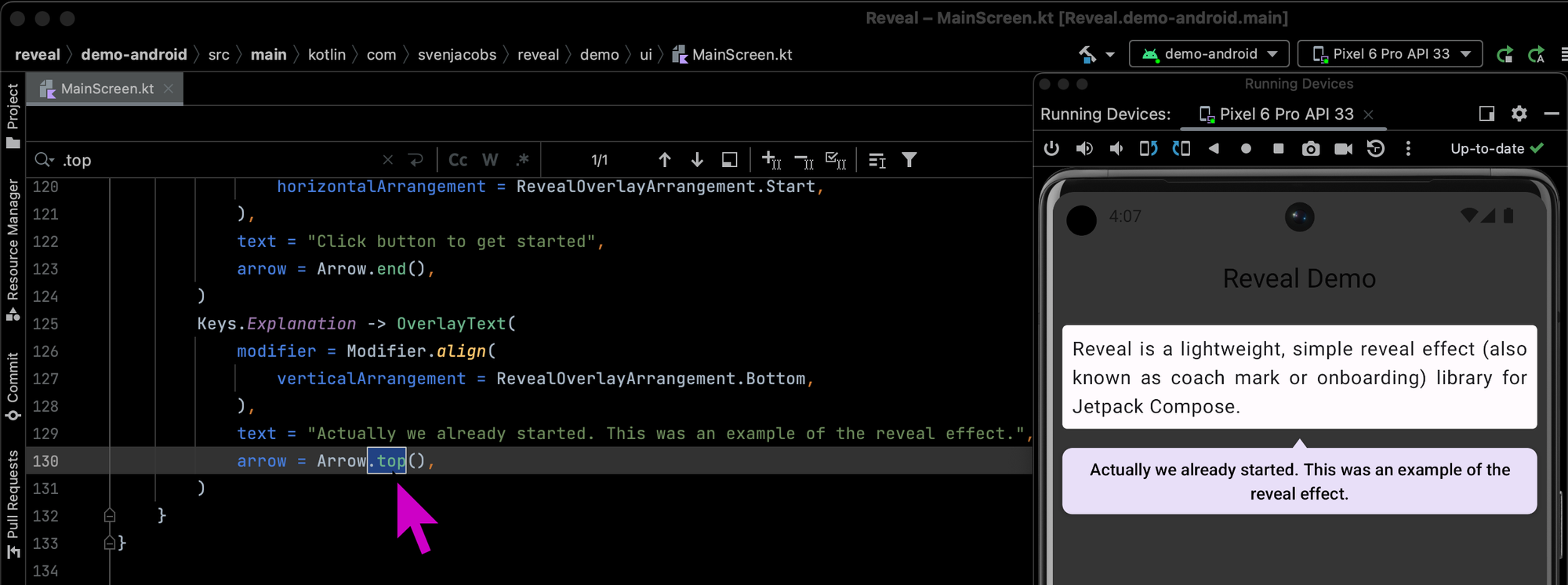 Reveal: A Jetpack Compose Library for Engaging Reveal Effects