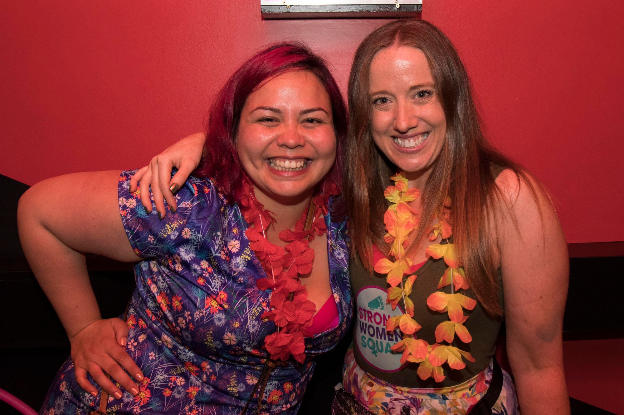 Huhbub’s founder and digital witch Sara Veal (left) with Lisa Dickenson, author and founder of Strong Women Squad, at Shake It Off! The Strong Women Squad Summer Party.
📸 Craig Simmonds