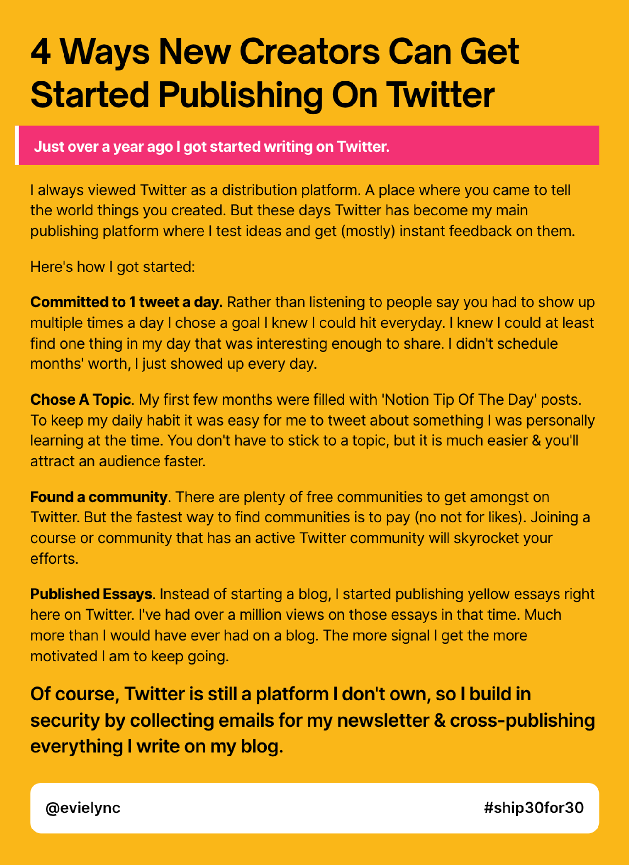 4 Ways New Creators Can Get Started Publishing On Twitter