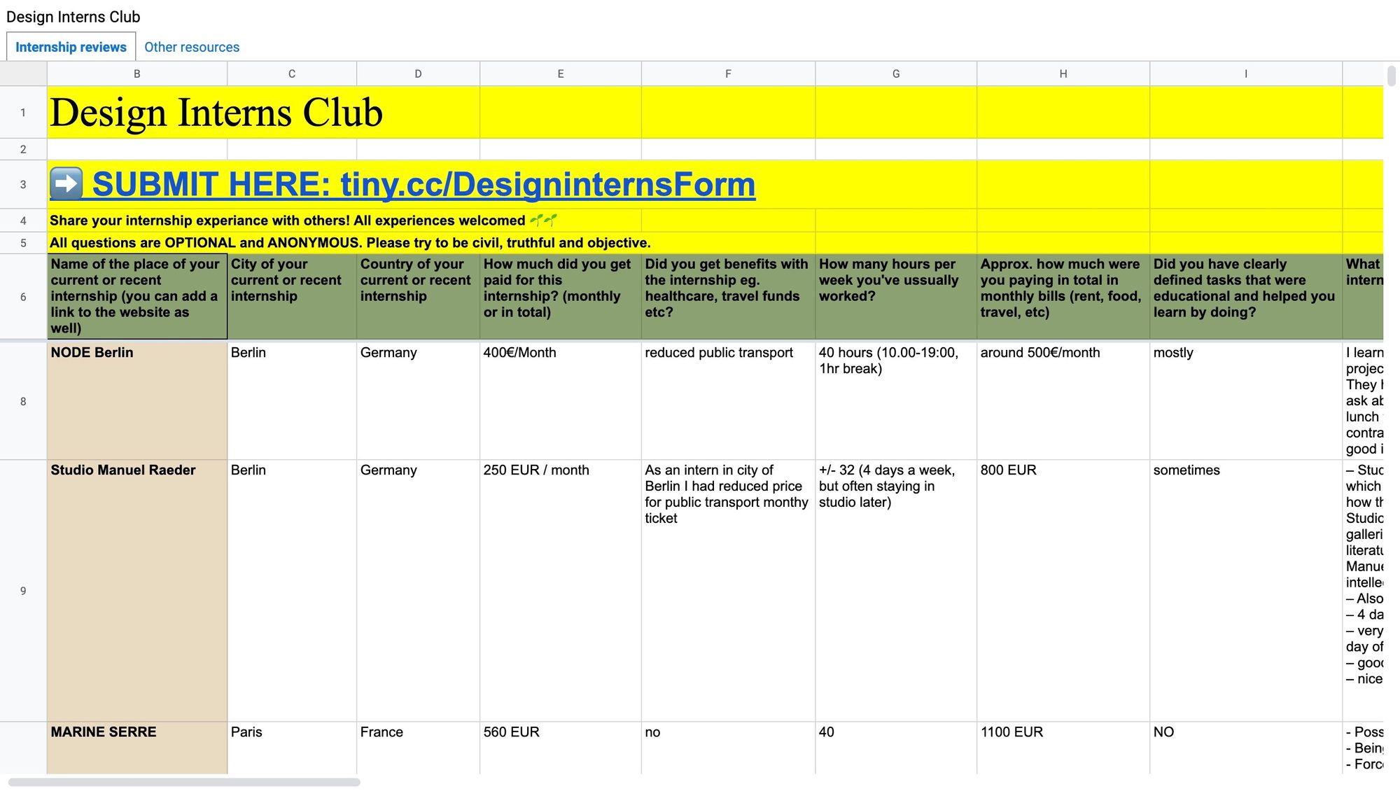 Design Interns Club - Google Drive