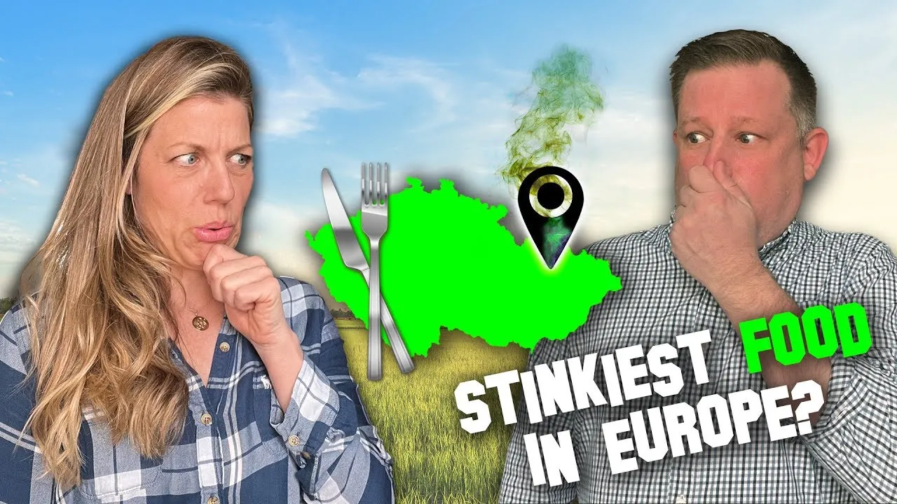 The smelliest food in all of Europe? (in the most beautiful town of Olomouc!)