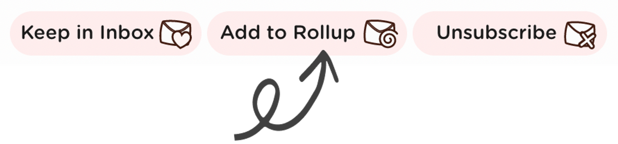 Click Add to Rollup to add an email to your Rollup!