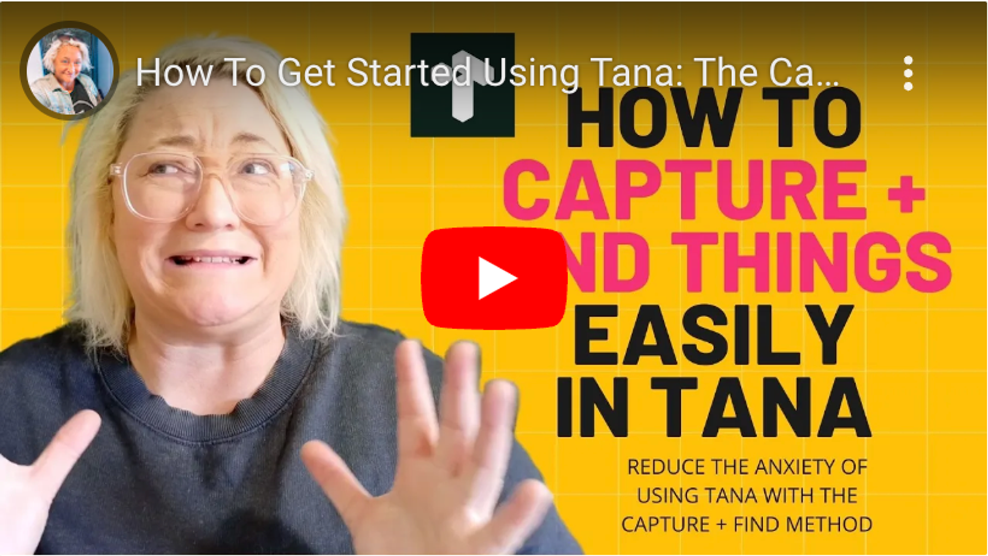 How To Get Started Using Tana: The Capture + Find Method