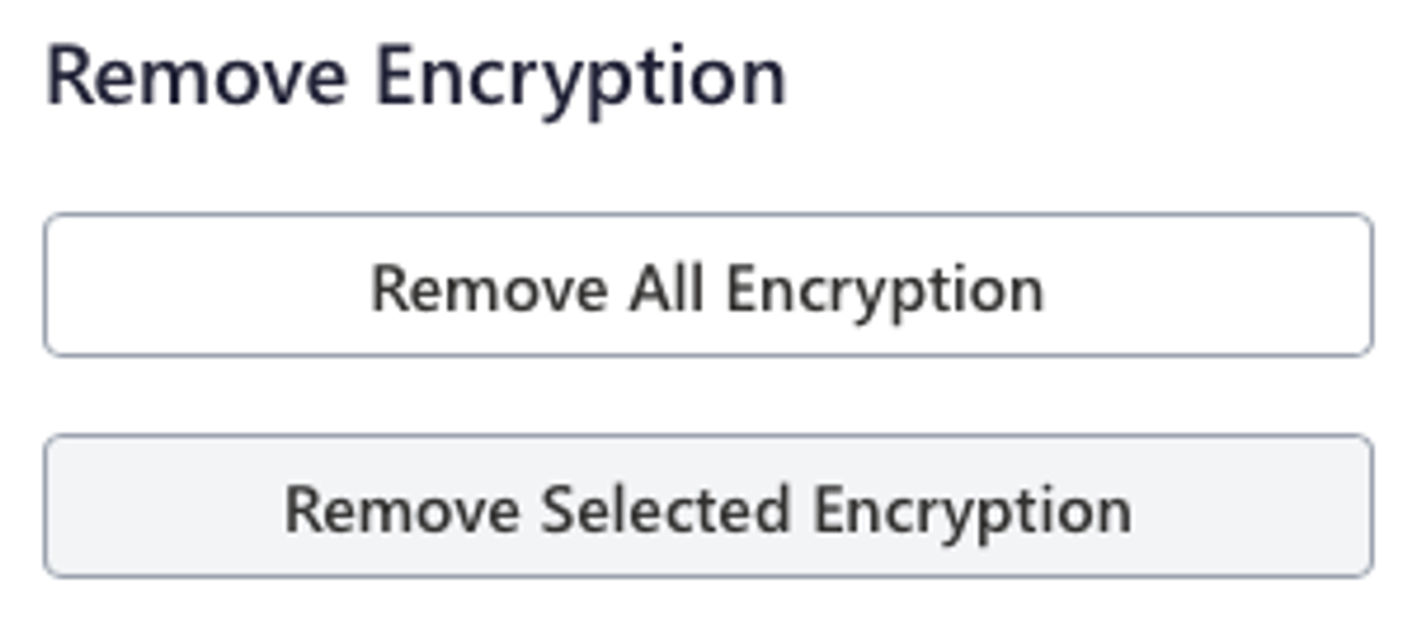 Remove Selected Encryption is found under the Edit tab of the Confidencial task pane