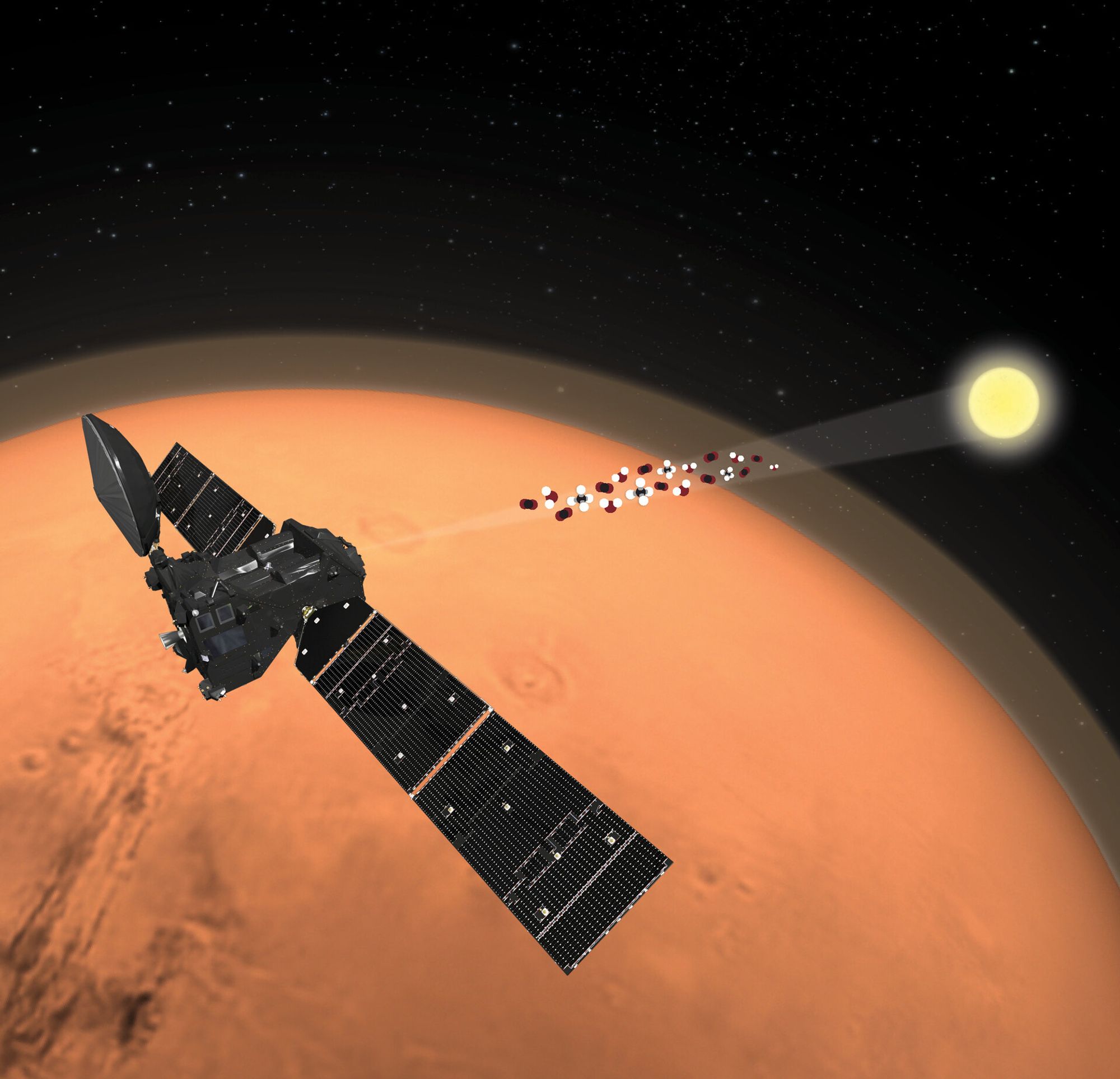 ESA - New plasma tech for oxygen, fuel and fertiliser from Mars' atmosphere