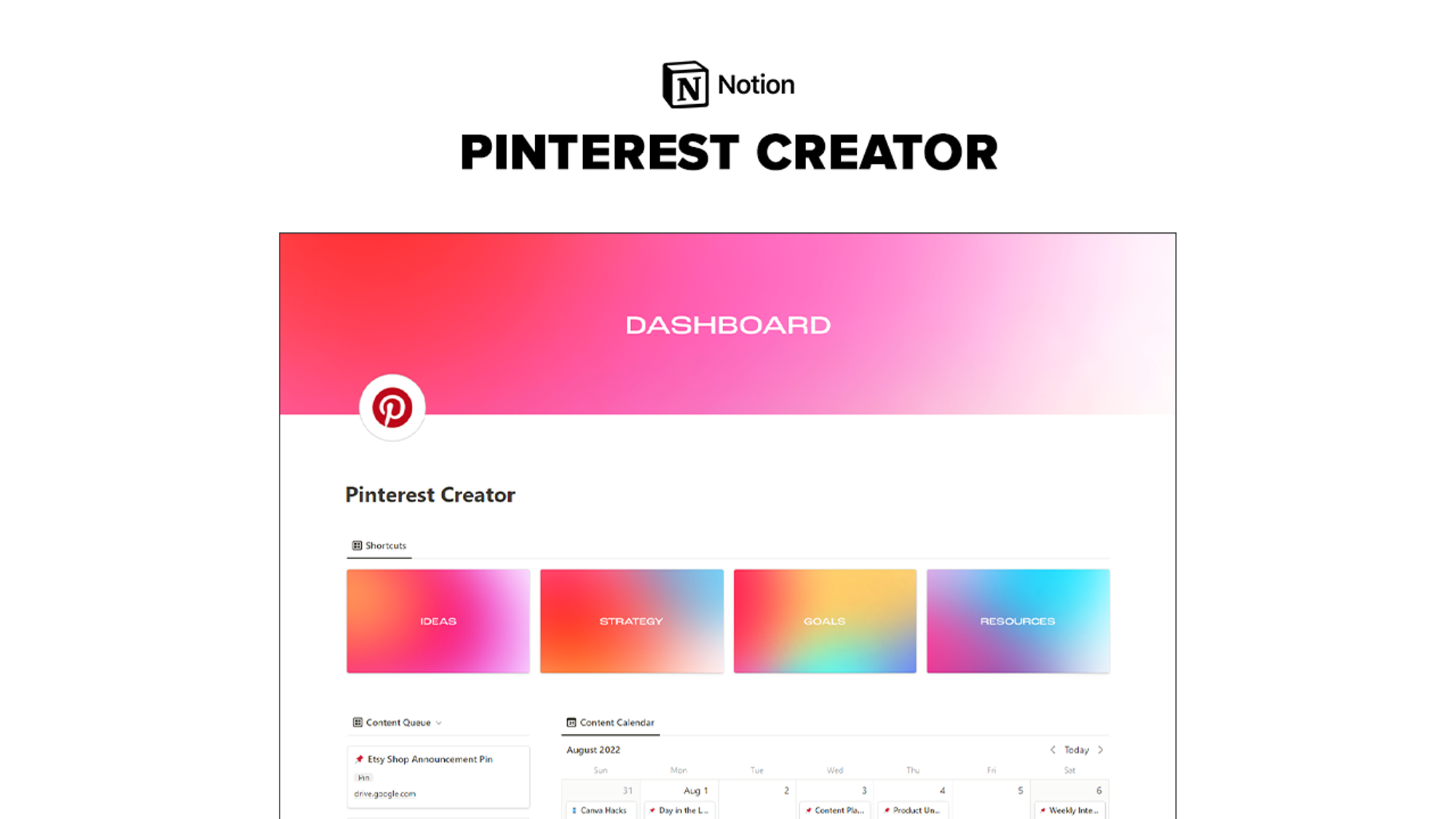 Pinterest Creator Dashboard