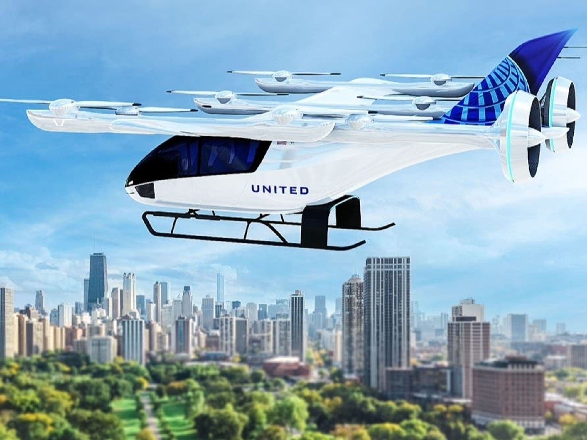 United Airlines Is Building A Fleet Of Electric Flying Taxis | Newark, NJ Patch