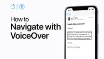 VoiceOver is available for every iOS device