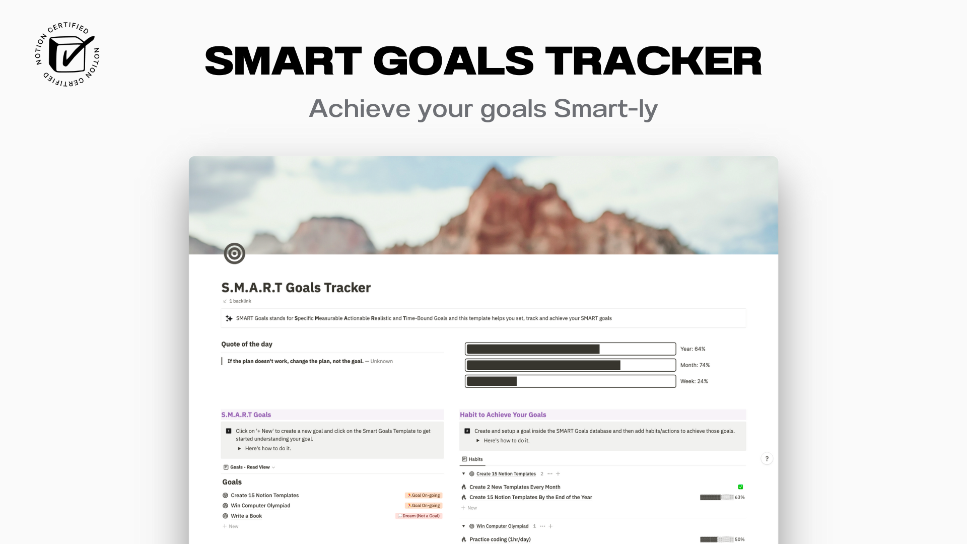 Smart Goals Tracker