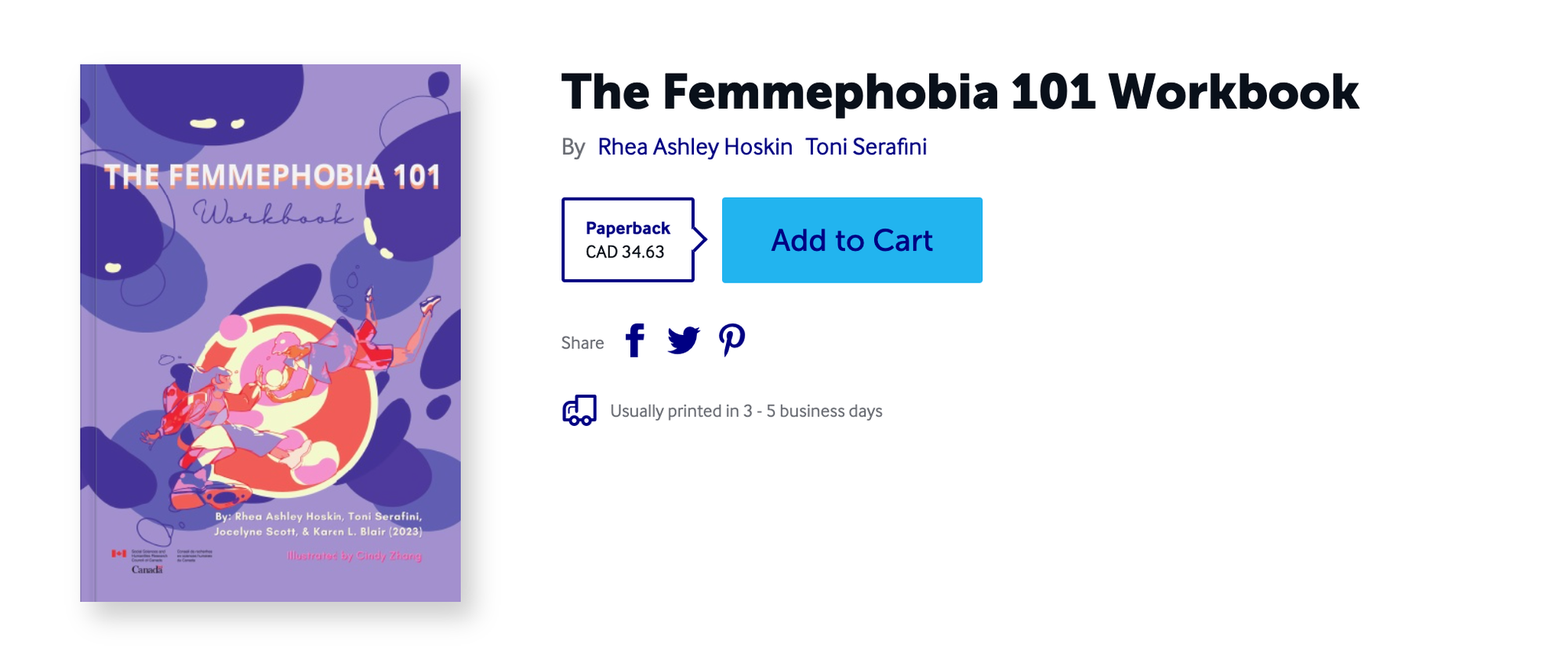 Click Here to purchase a copy of Femmephobia 101
