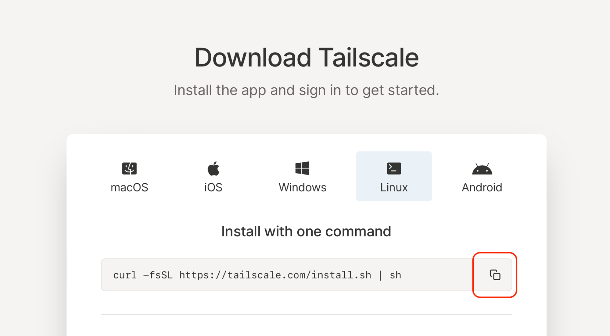 Install Tailscale to allow SimpleBackups to back up your private databases and servers.
