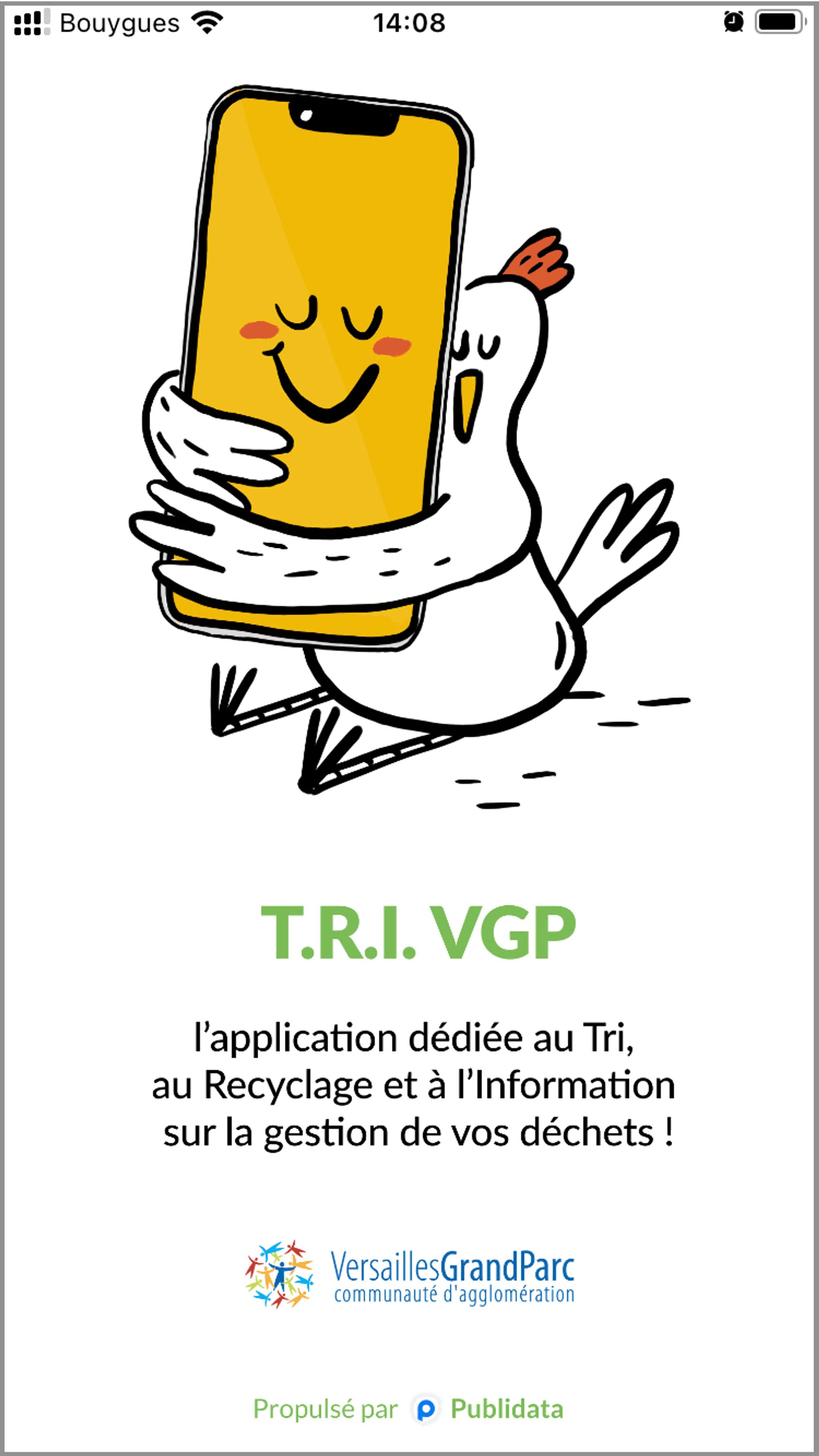 Exemple de personnalisation sur l’app de Versailles Grand Parc