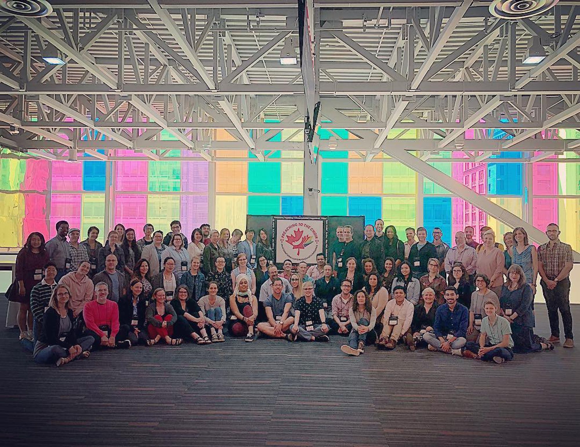 Participants at the 2018 Preaching to the Choir International LGBTQ Psychology Conference sponsored by LGBTQ Psychology Canada. 