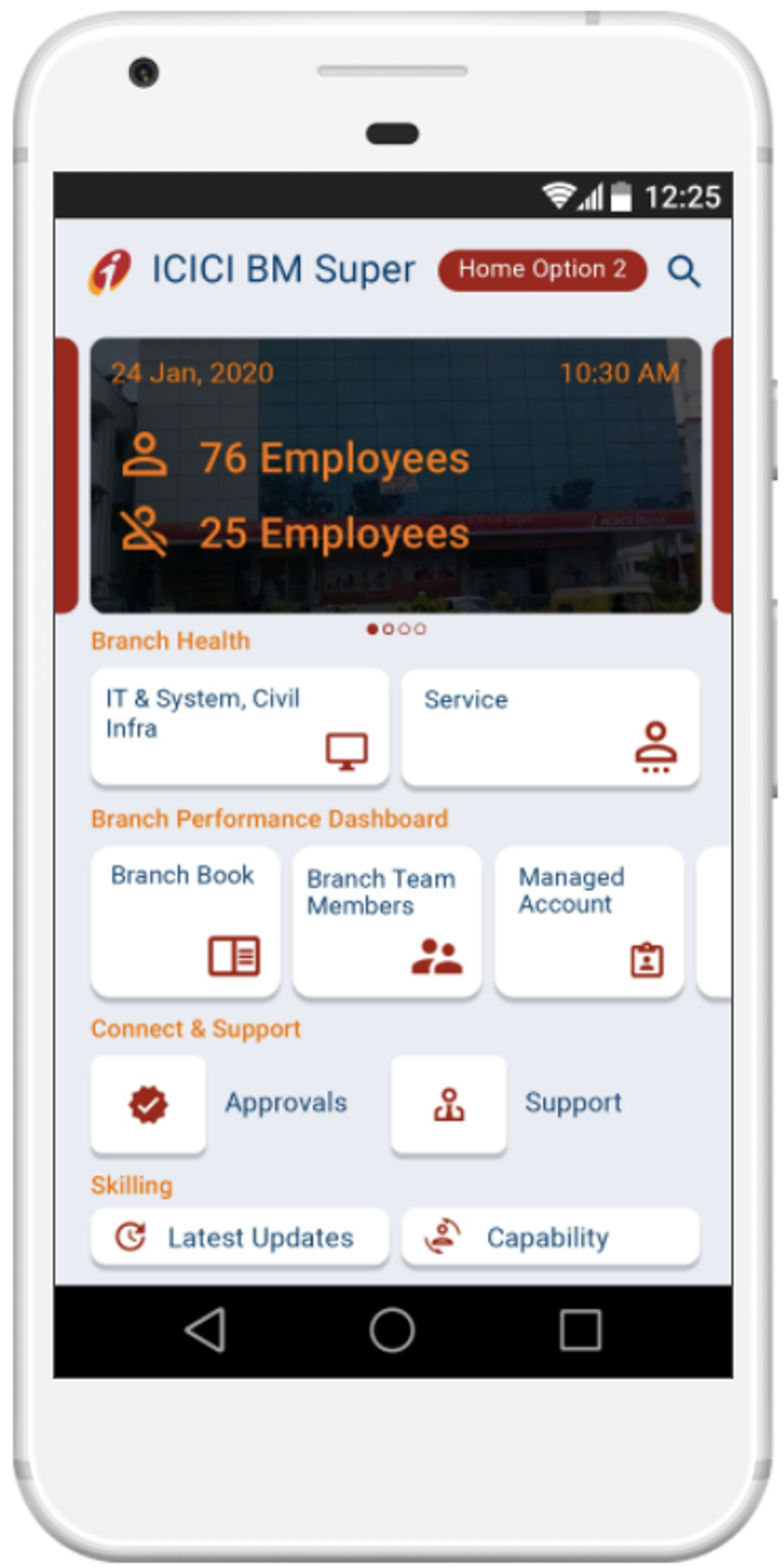 Bank Branch Manager App