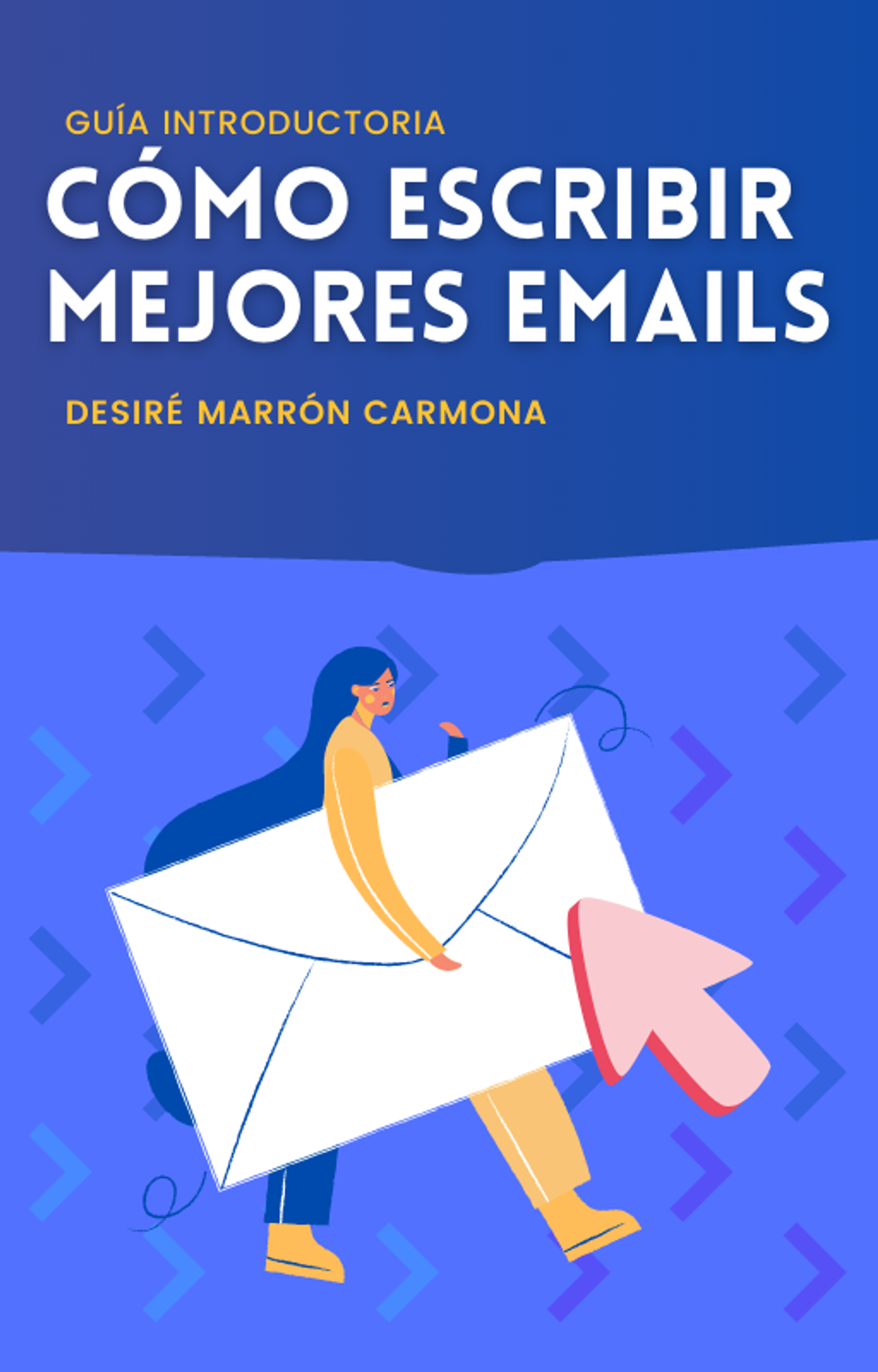 Cover for my book Cómo escribir mejores emails